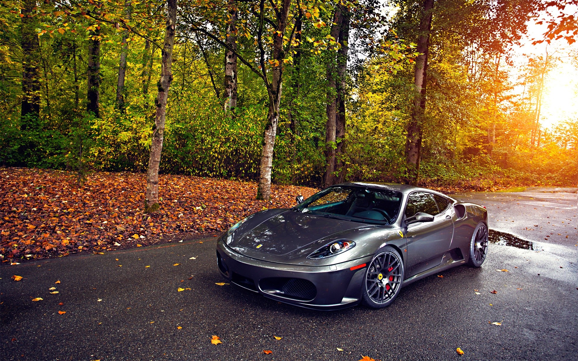 Download mobile wallpaper Ferrari, Car, Vehicles, Ferrari 430 Scuderia, Silver Car for free.