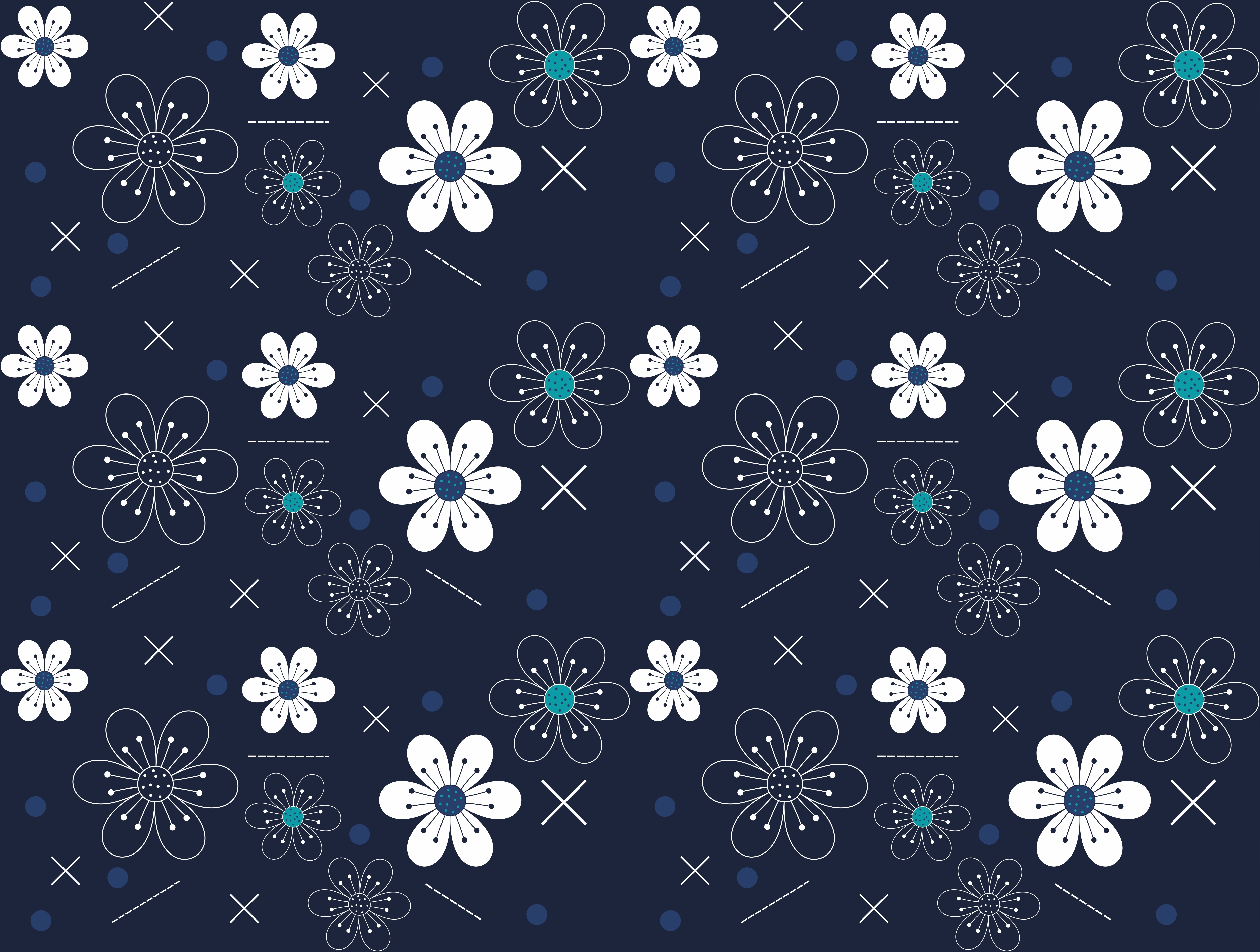 Mobile wallpaper patterns, form, flowers, forms, vector