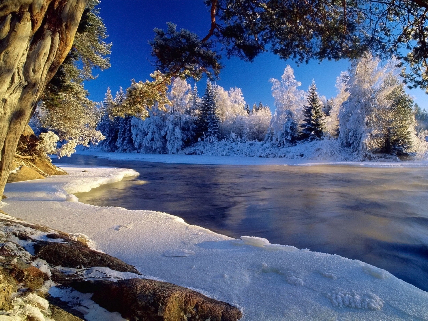 PCデスクトップに冬, 風景画像を無料でダウンロード