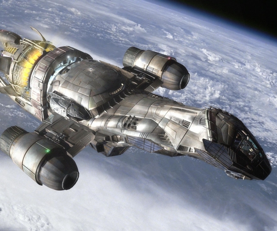 Download mobile wallpaper Spaceship, Movie, Serenity (2005) for free.