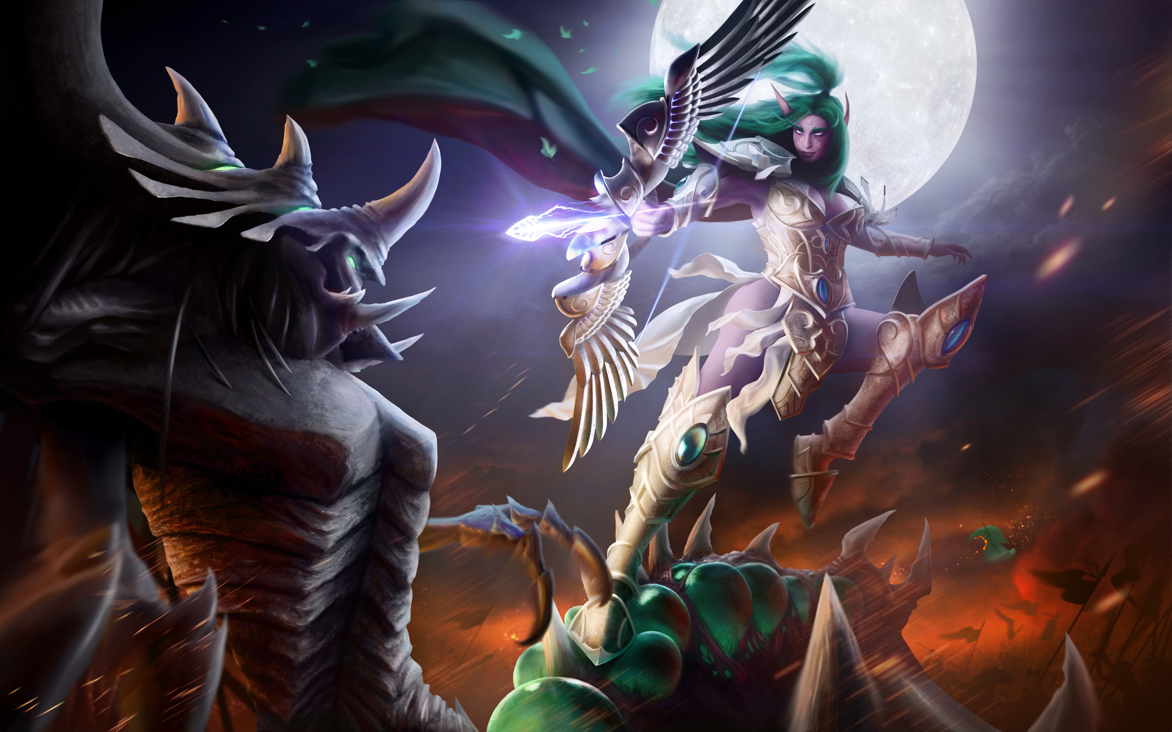 video game, heroes of the storm, tyrande whisperwind