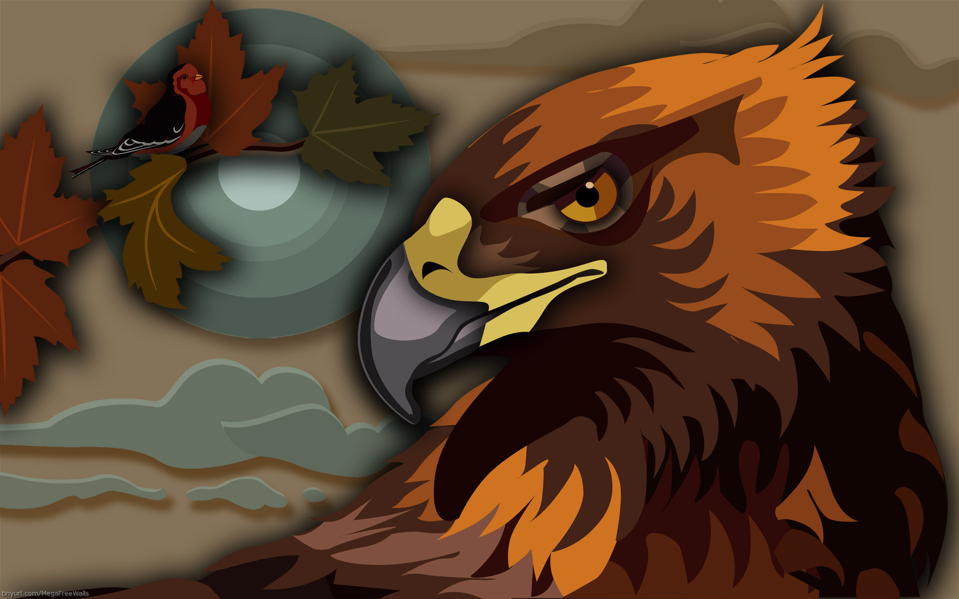 Laden Sie das Tiere, Vogel, Adler, Künstlerisch-Bild kostenlos auf Ihren PC-Desktop herunter