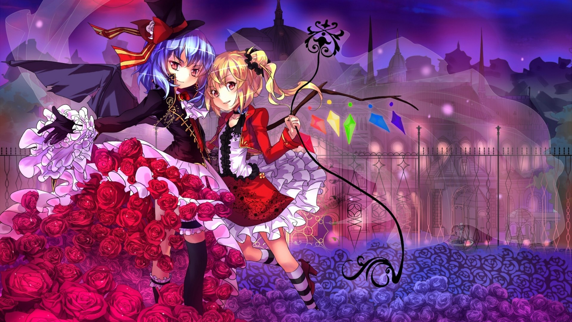 Free download wallpaper Anime, Remilia Scarlet, Flandre Scarlet, Touhou on your PC desktop