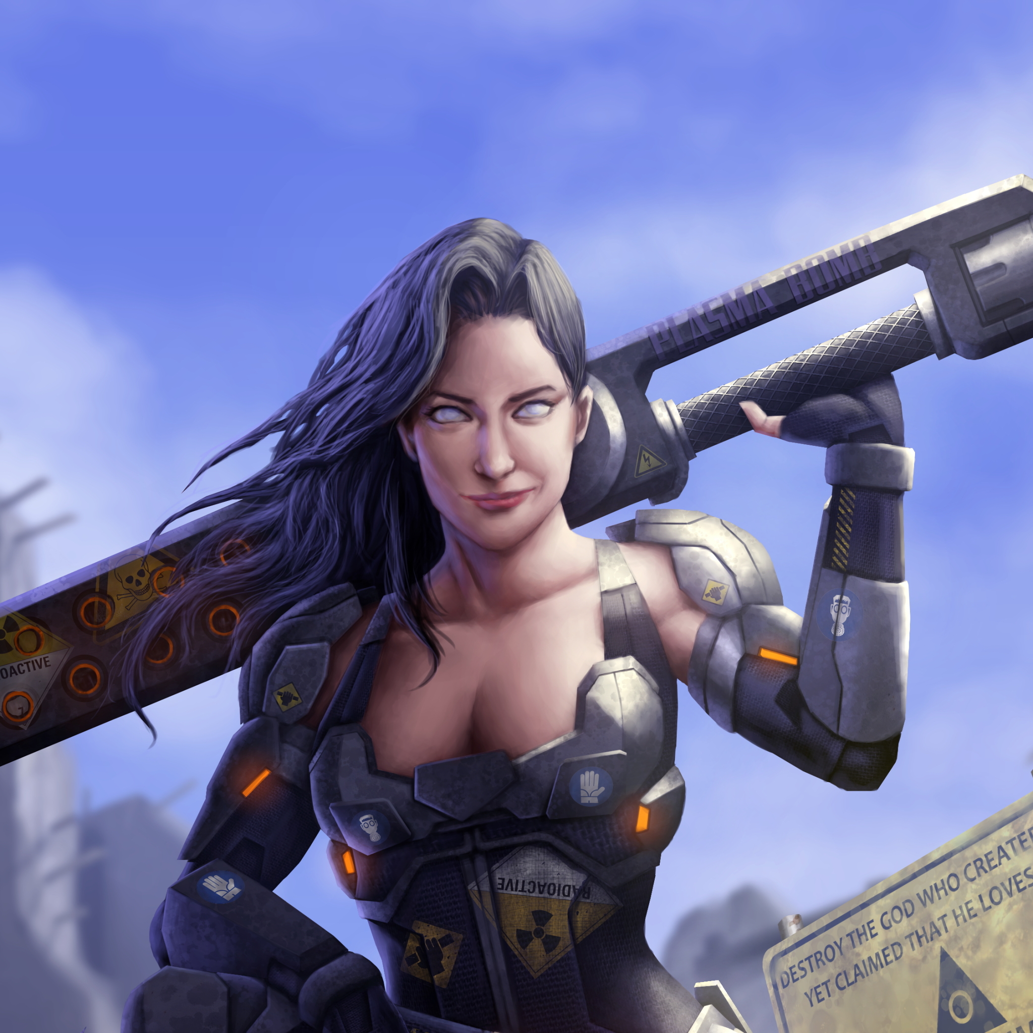 Free download wallpaper Fantasy, Sword, Women Warrior on your PC desktop