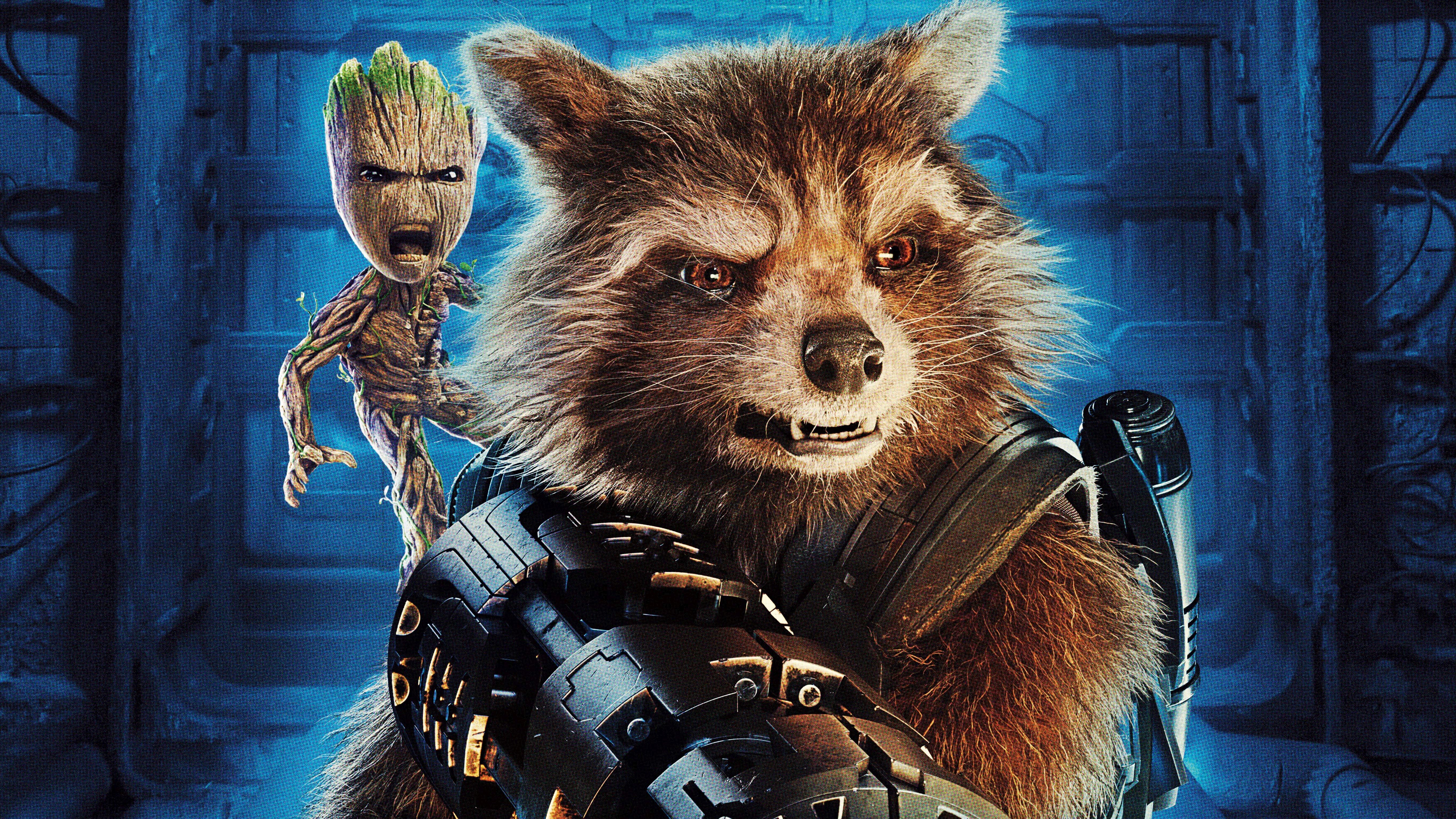 Free download wallpaper Movie, Rocket Raccoon, Groot, Guardians Of The Galaxy Vol 2 on your PC desktop
