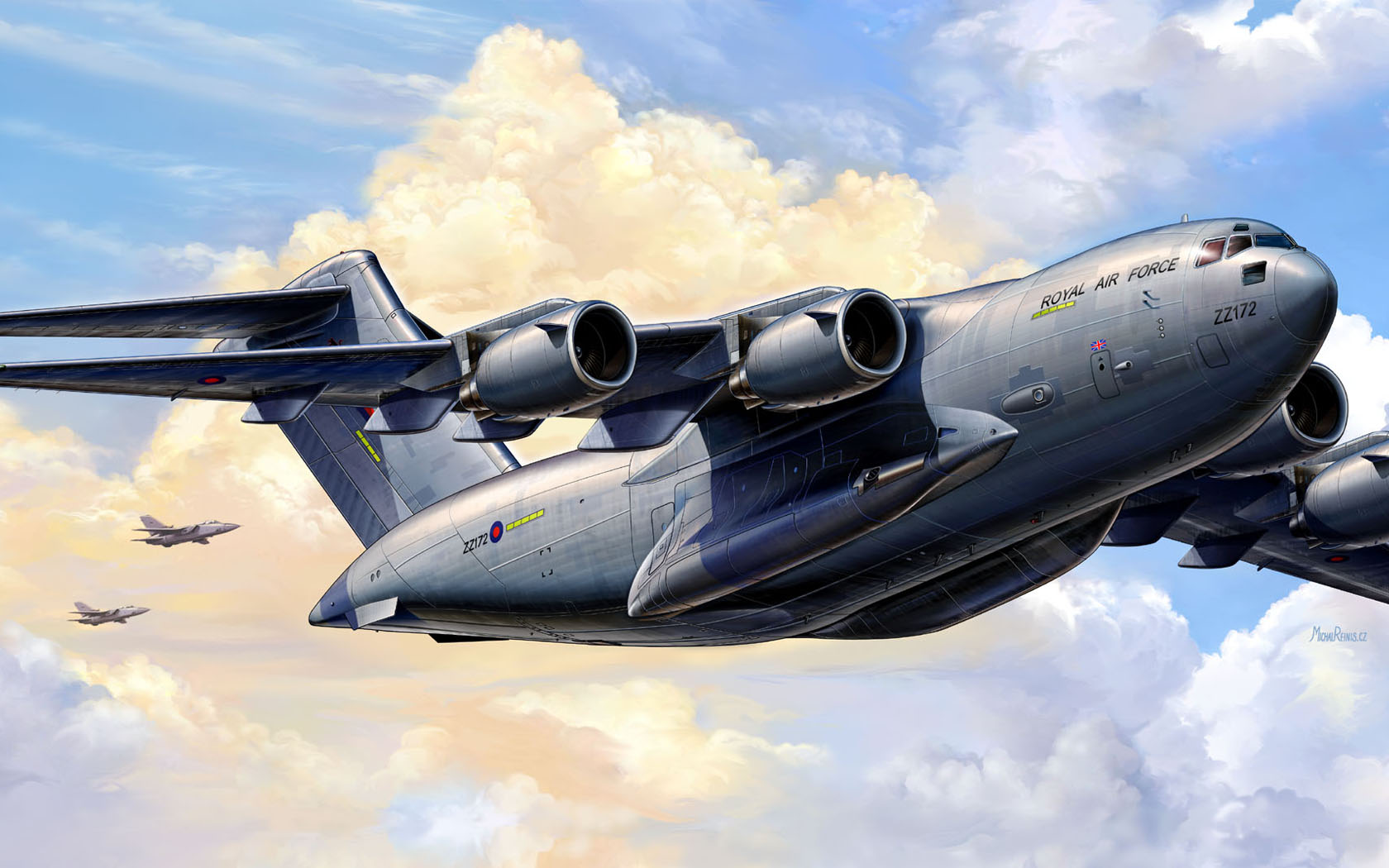 Скачати мобільні шпалери Boeing C 17 Globemaster Iii, Військово Транспортний Літак, Військовий безкоштовно.