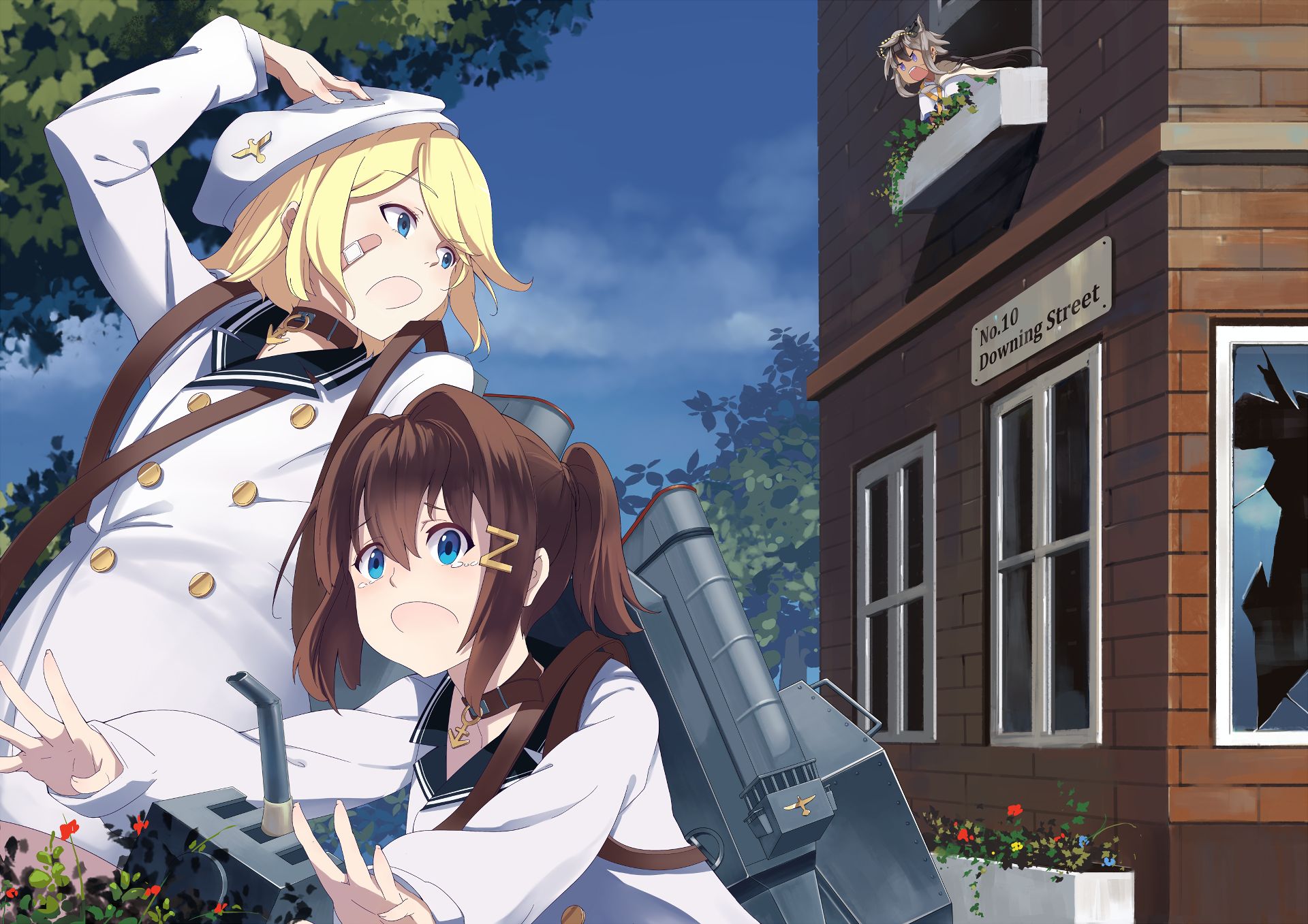 Скачать картинку Аниме, Девушки С Военного Корабля в телефон бесплатно.