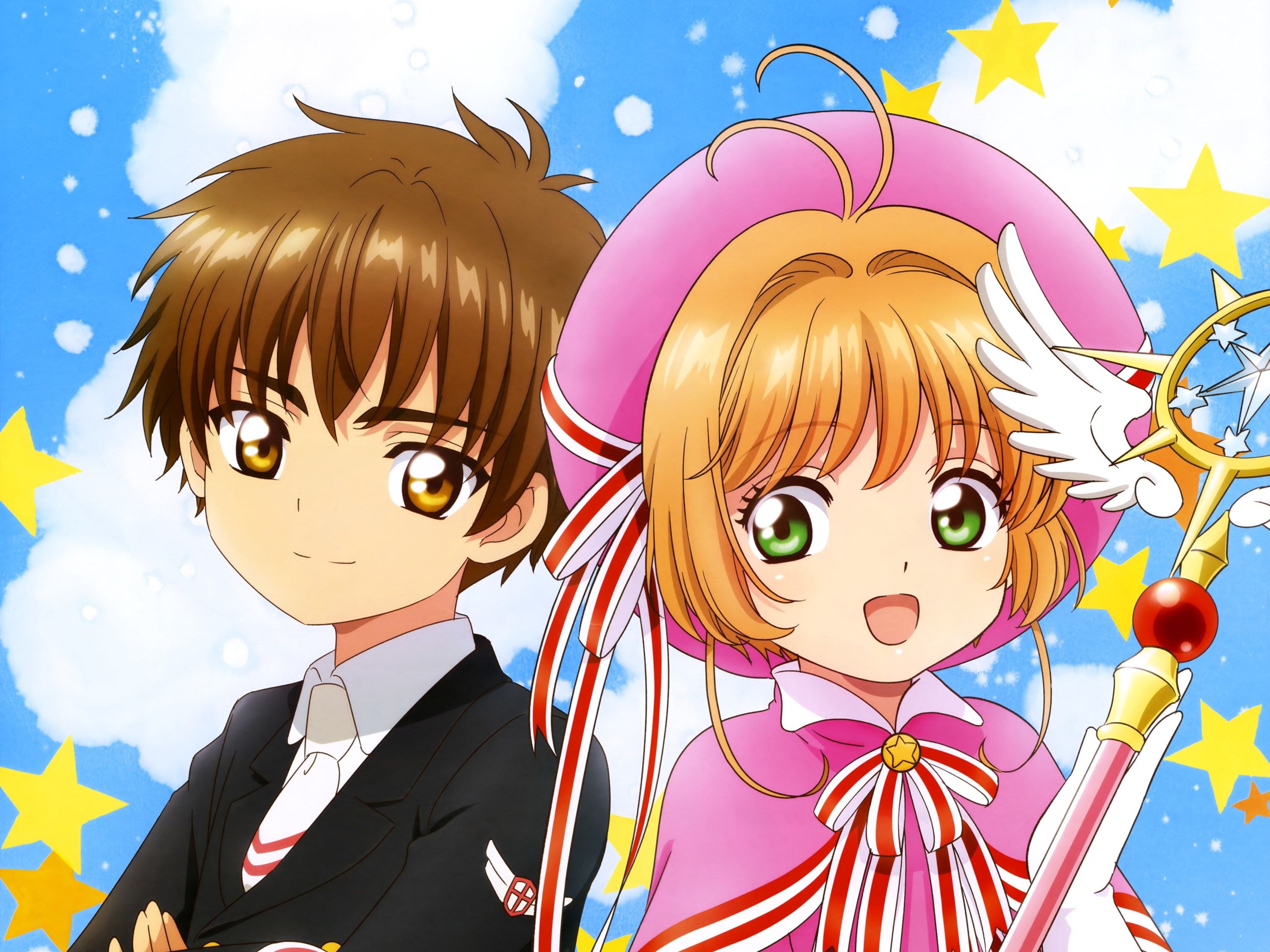 Free download wallpaper Anime, Cardcaptor Sakura, Sakura Kinomoto, Syaoran Li on your PC desktop