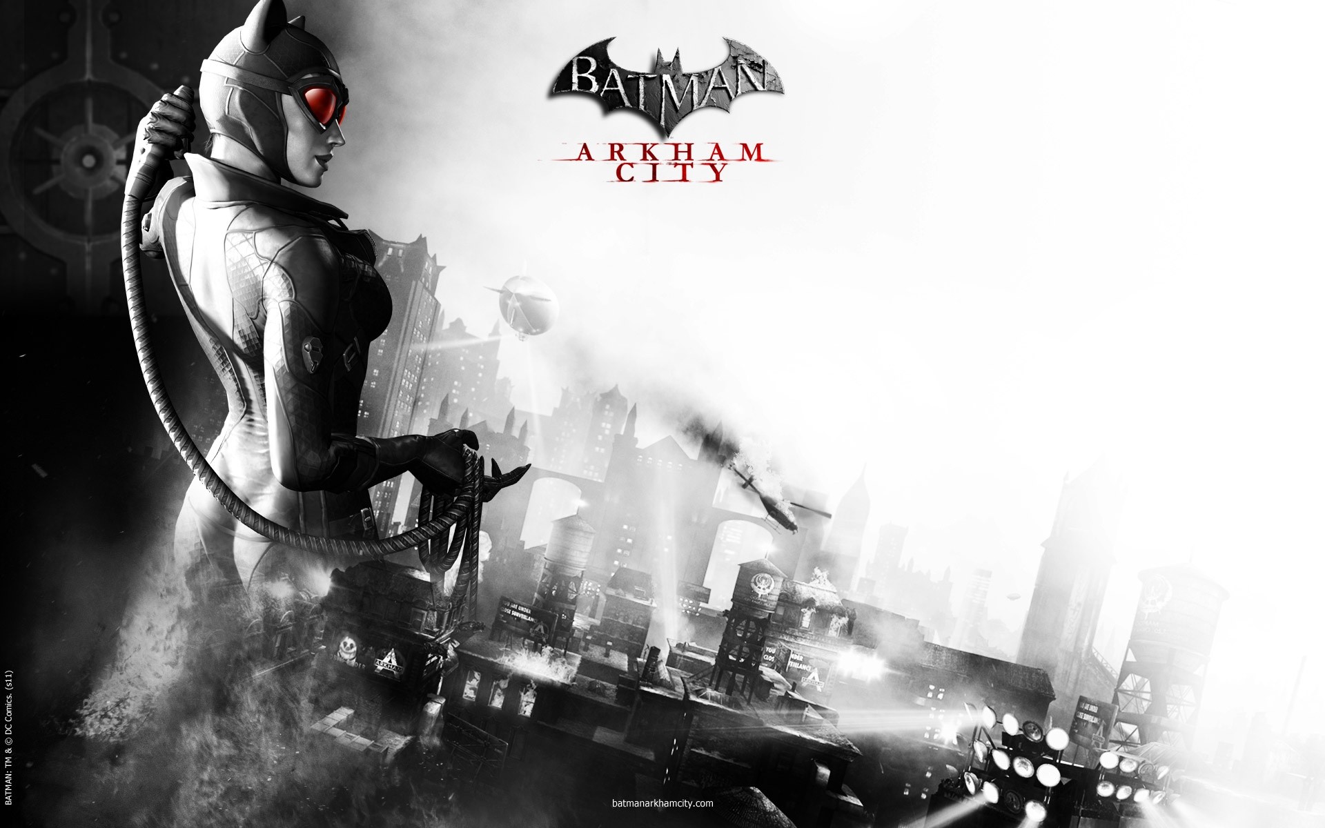 Download mobile wallpaper Batman: Arkham City, Catwoman, Batman, Video Game for free.