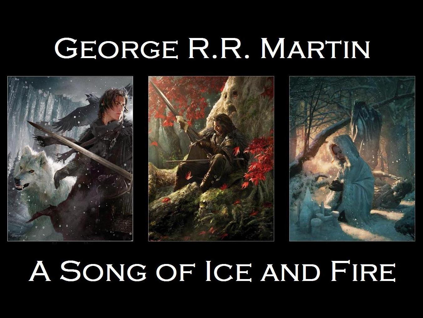 fantasy, a song of ice and fire, eddard stark, game of thrones, ghost, jon snow, sansa stark