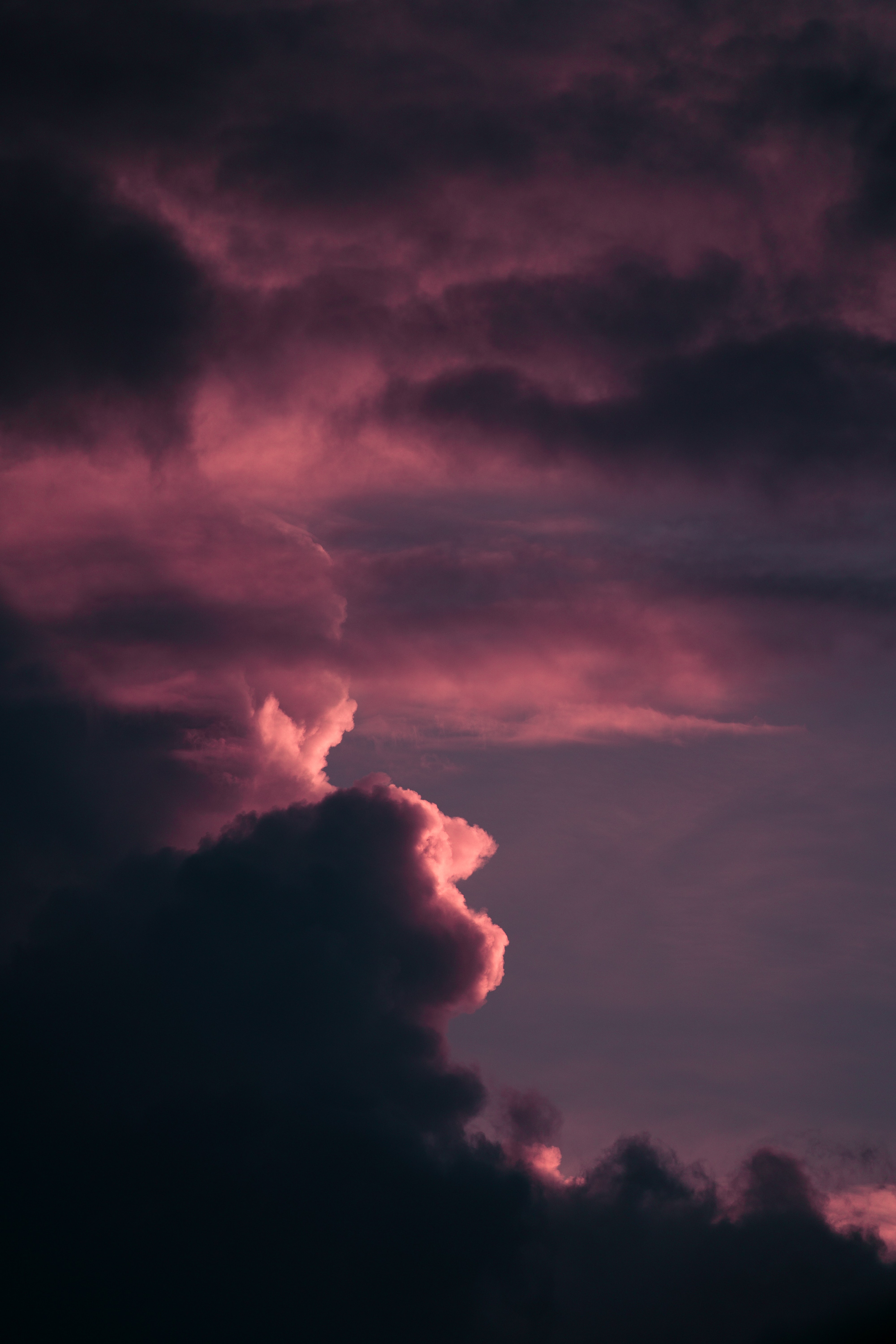 Free download wallpaper Sky, Clouds, Dusk, Nature, Twilight, Violet, Purple on your PC desktop