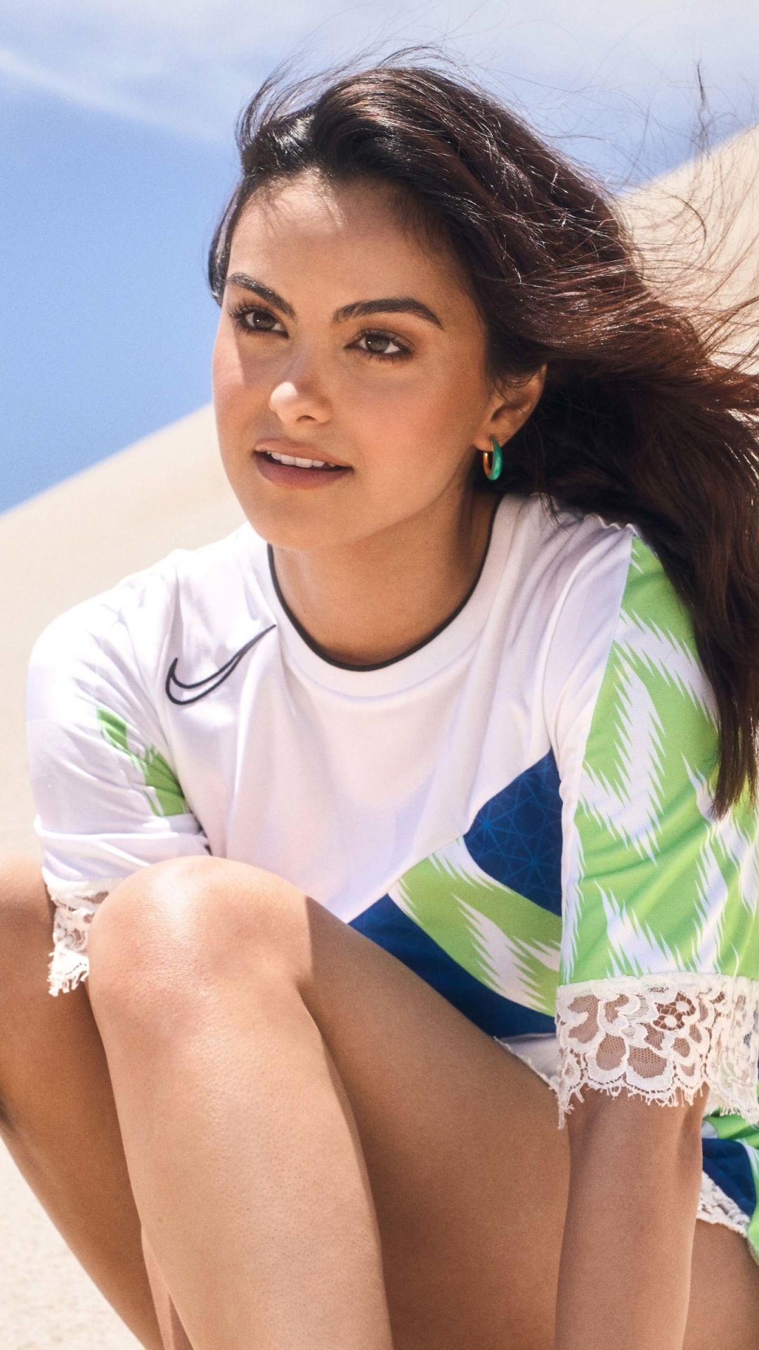 Download mobile wallpaper Brunette, American, Celebrity, Actress, Camila Mendes for free.