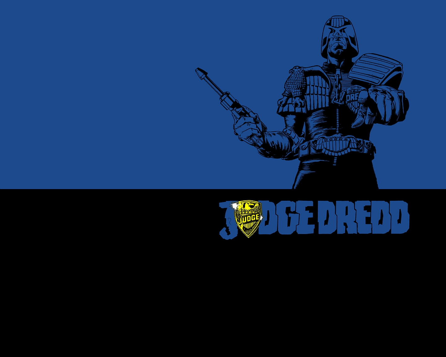 Laden Sie das Comics, Judge Dredd-Bild kostenlos auf Ihren PC-Desktop herunter
