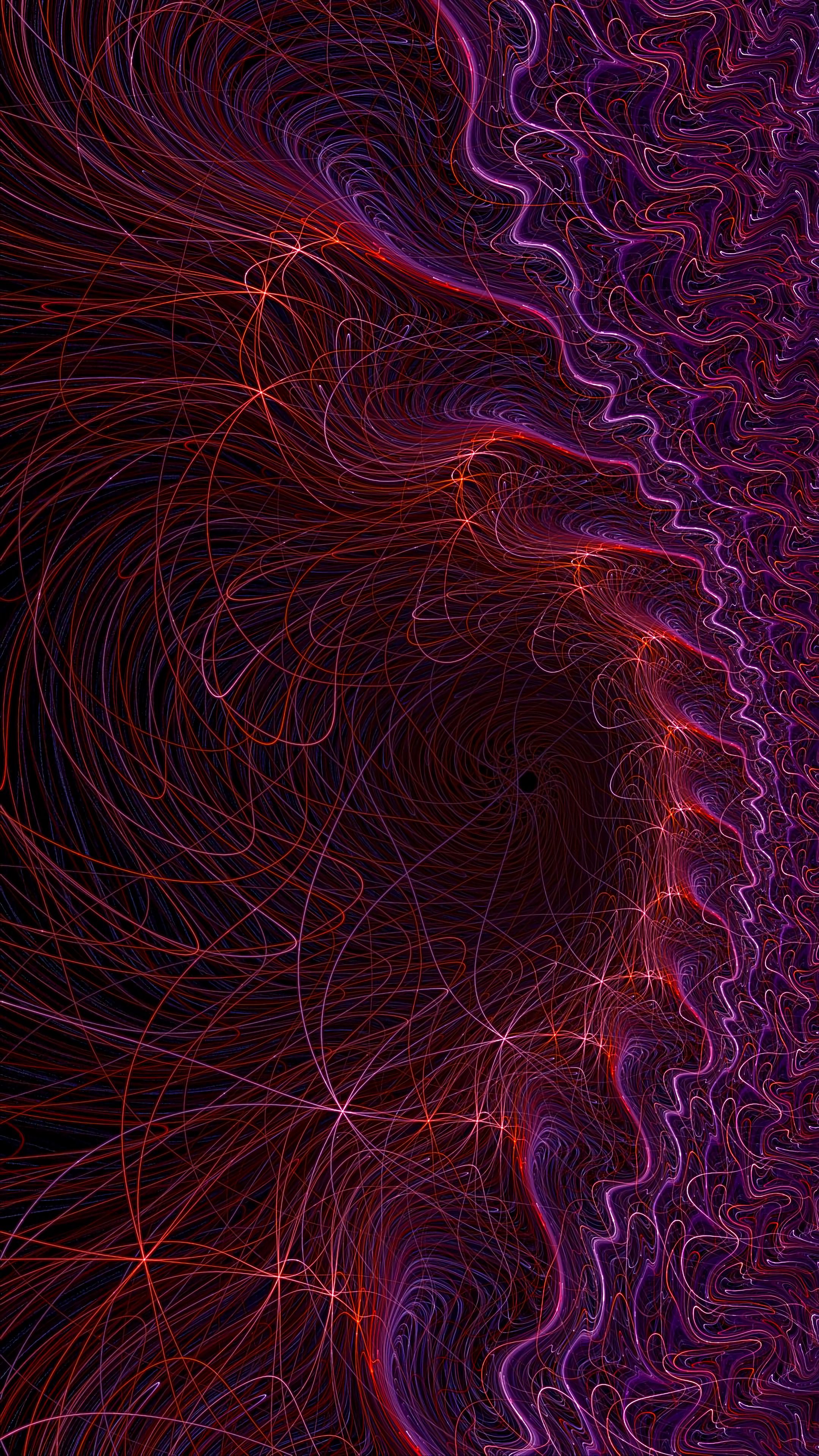 plexus, abstract, lines, fractal, connections, connection, deepening, recess