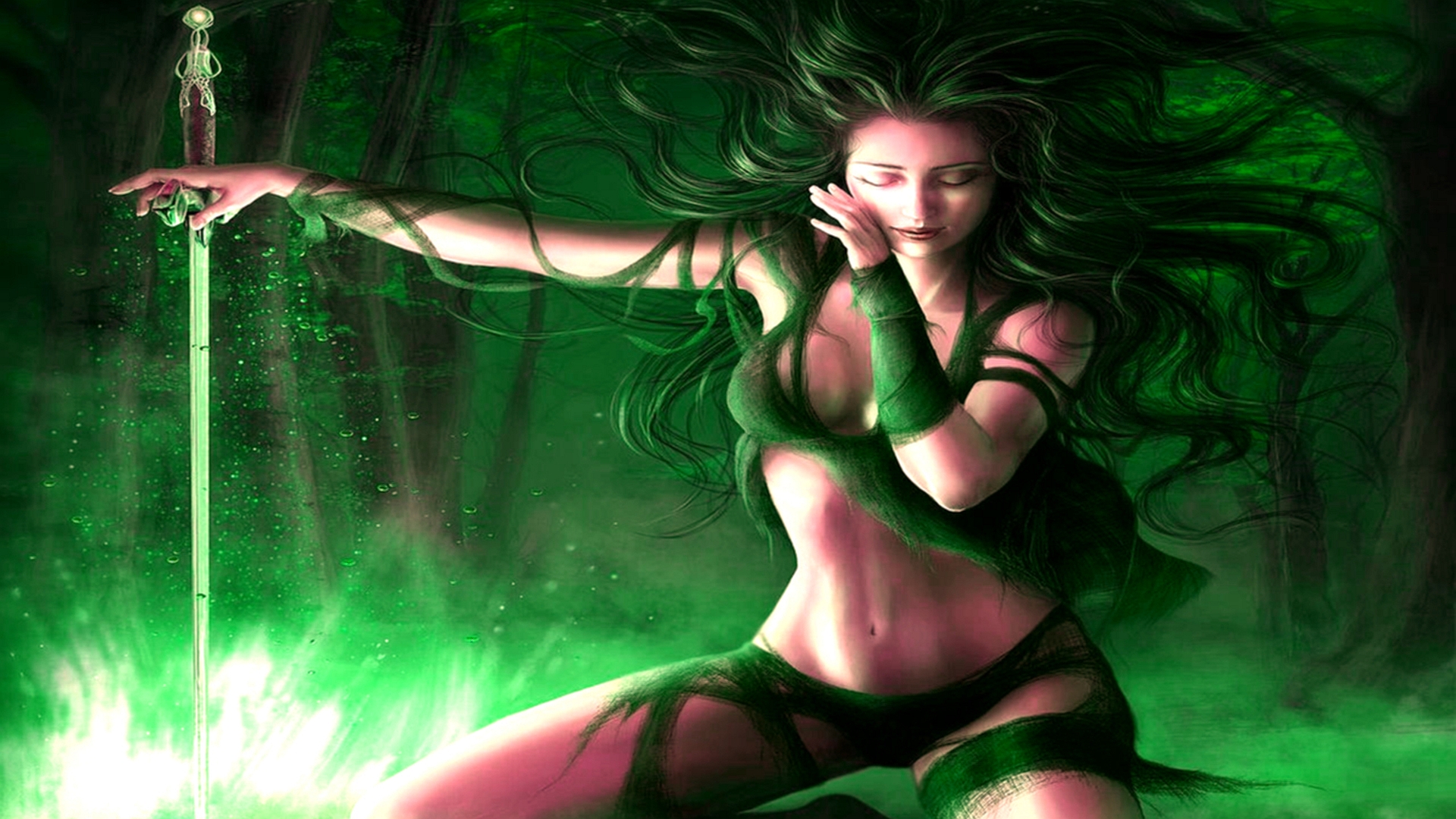 Free download wallpaper Fantasy, Women Warrior on your PC desktop