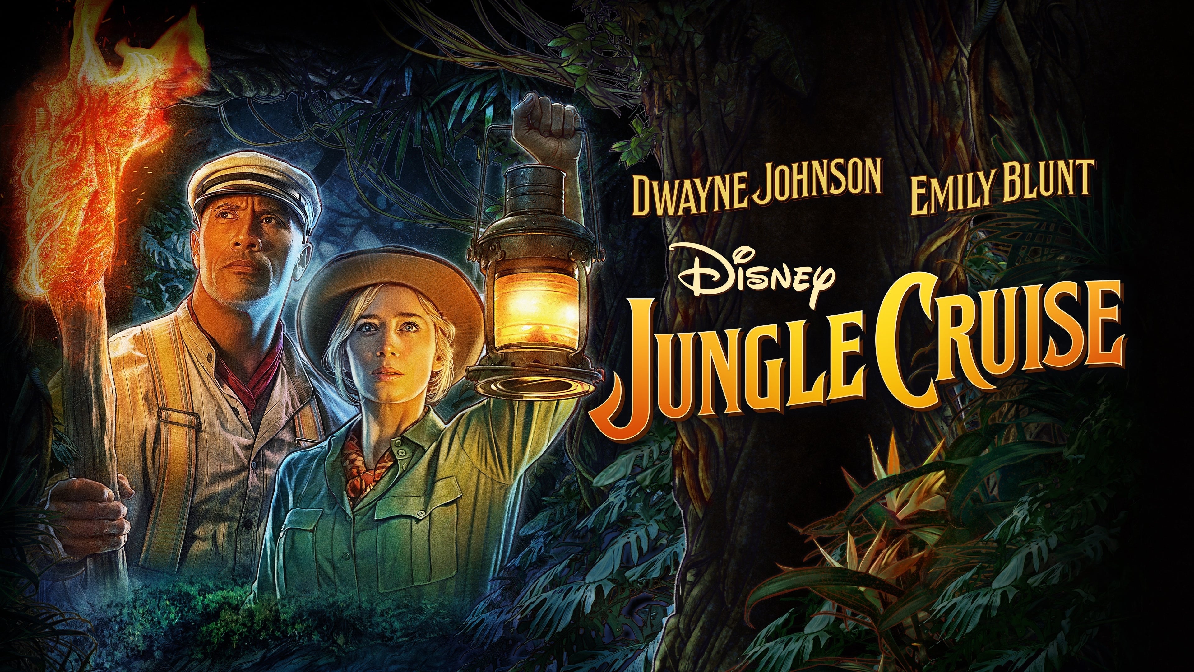 emily blunt, movie, jungle cruise, dwayne johnson