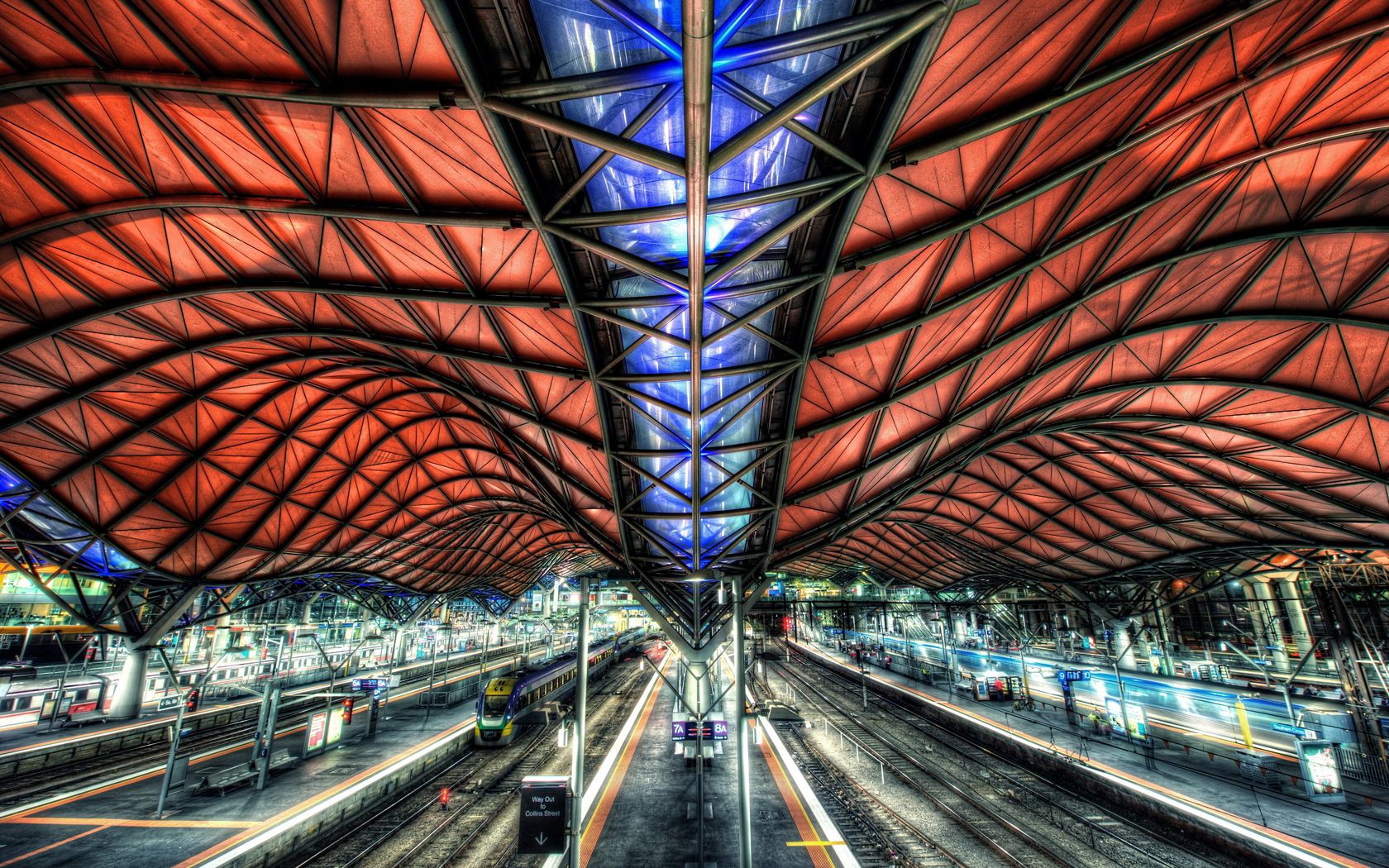 cities, platform, path, design, construction, hdr, roof, station, way, railway station