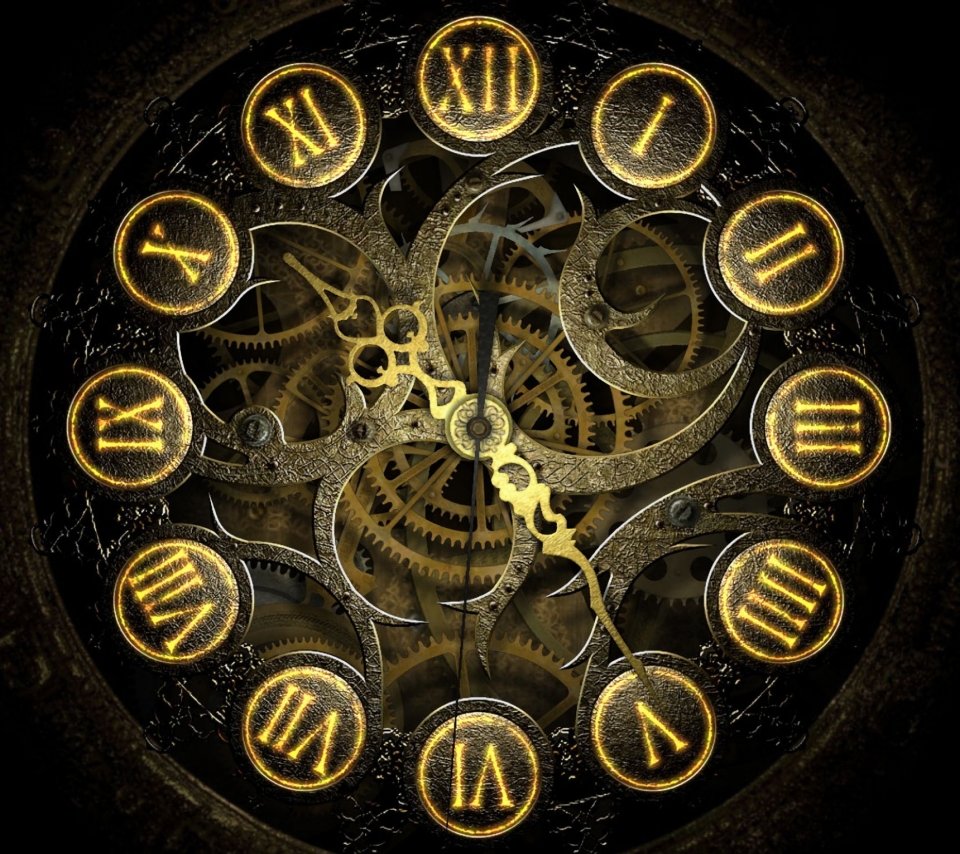 Download mobile wallpaper Clock, Watch, Steampunk, Man Made for free.