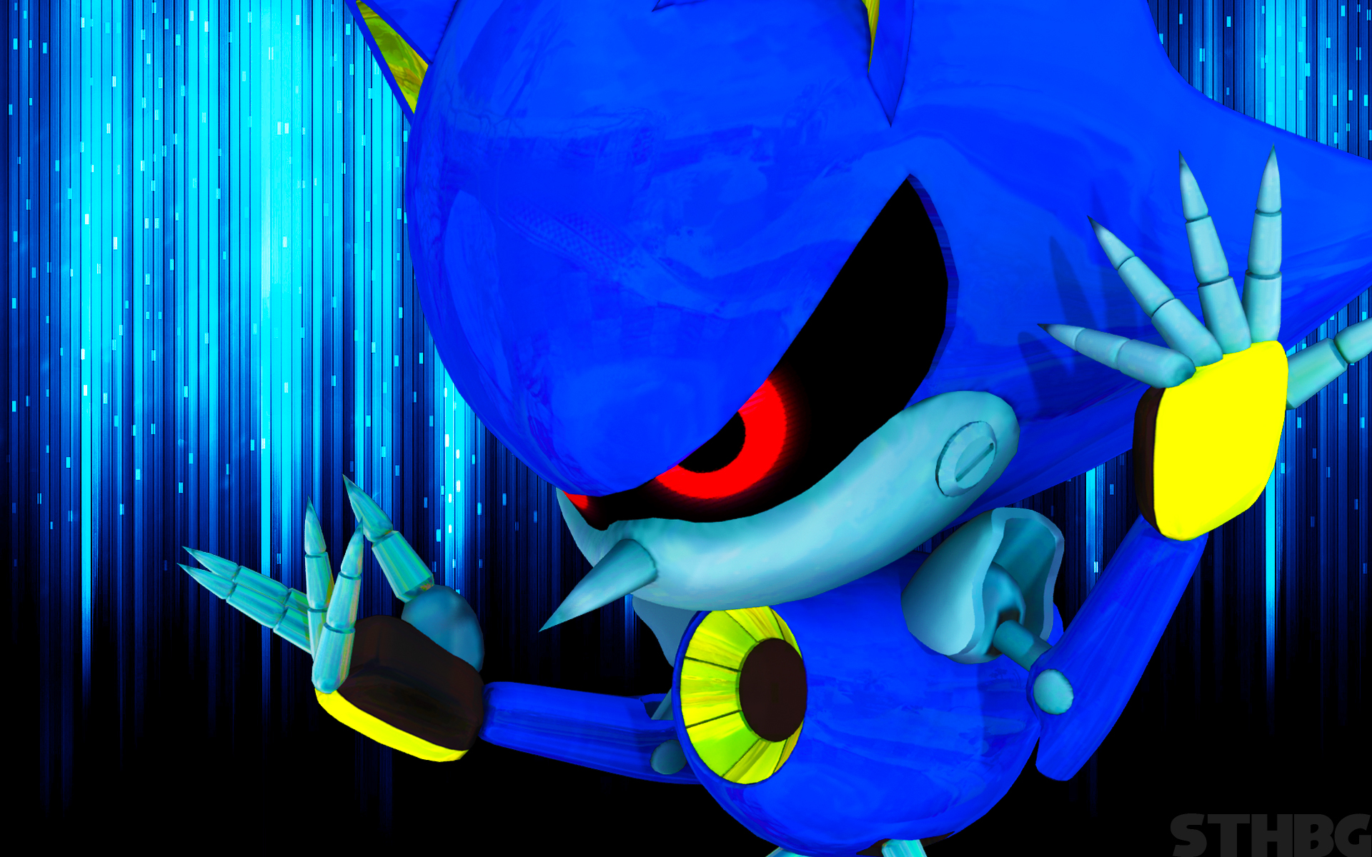 video game, sonic generations, metal sonic, sonic