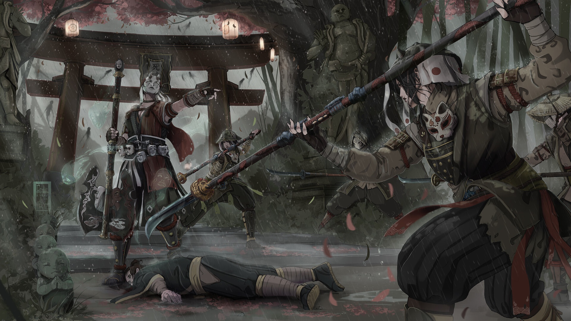 Free download wallpaper Samurai, Oriental, Video Game, Woman Warrior, For Honor (Video Game), For Honor on your PC desktop