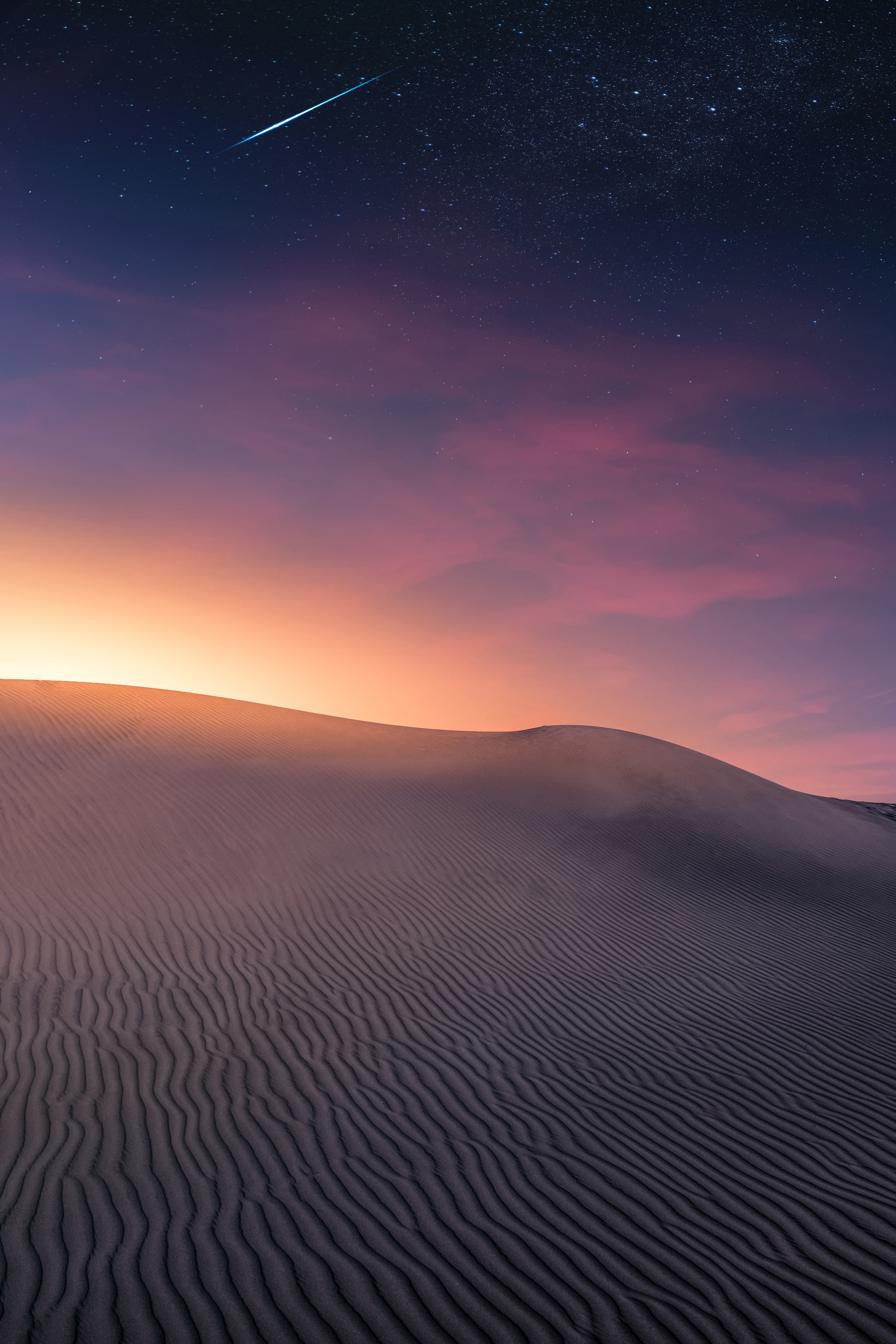 desert, dunes, links, nature, sunset, sand, horizon, spain, canary islands Full HD