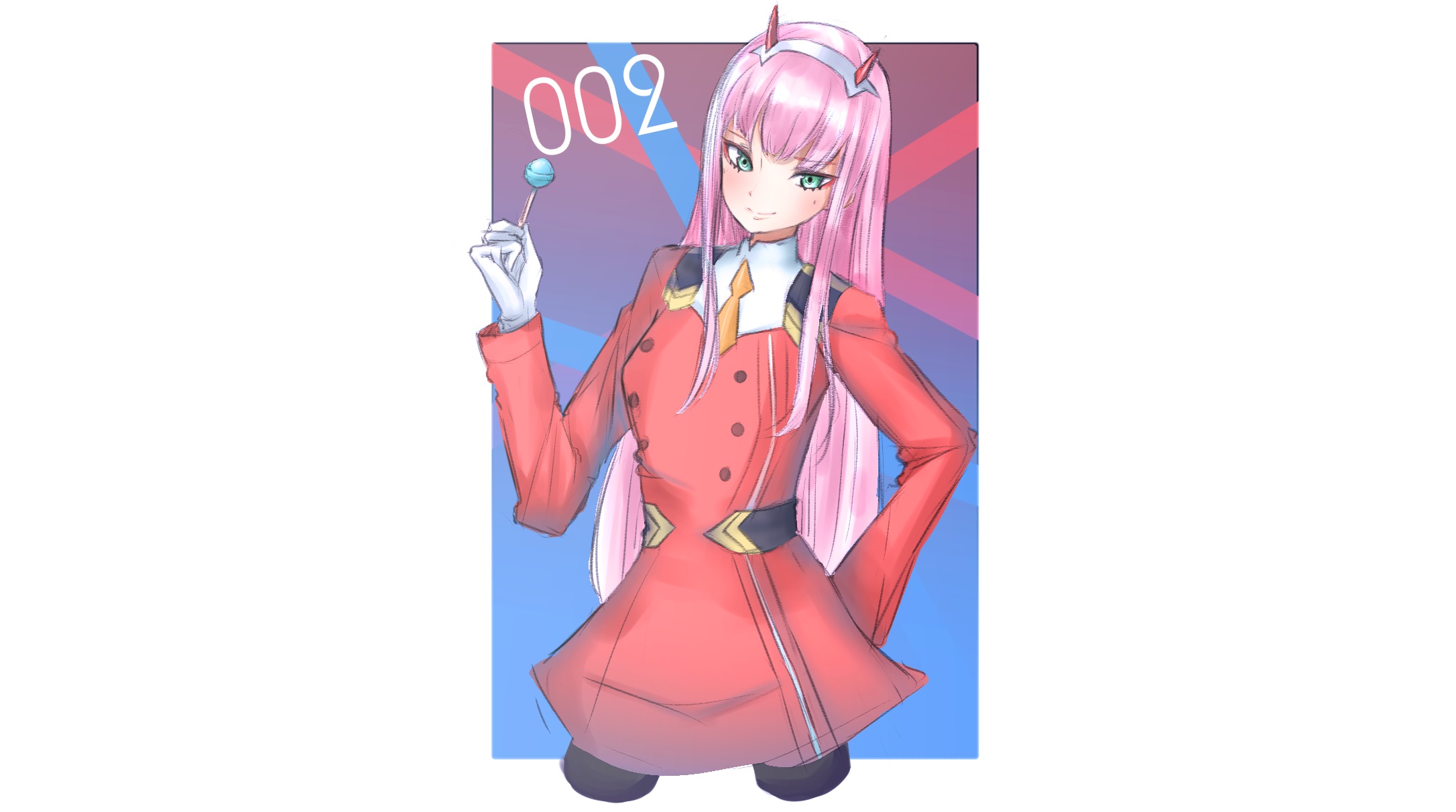 Скачать картинку Аниме, Милый Во Франксе, Zero Two (Дорогая В Franxx) в телефон бесплатно.