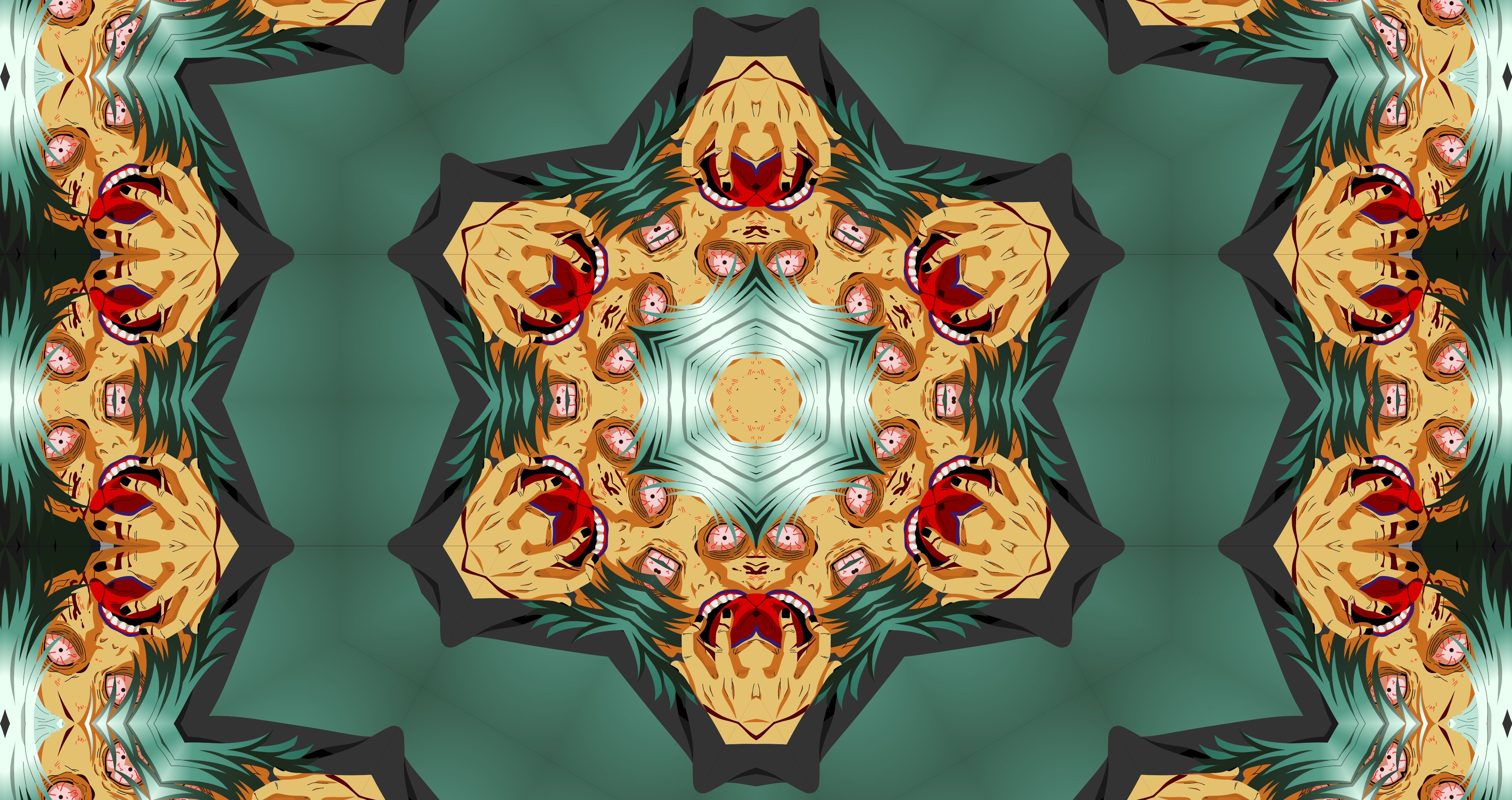 Download mobile wallpaper Abstract, Pattern, Kaleidoscope for free.