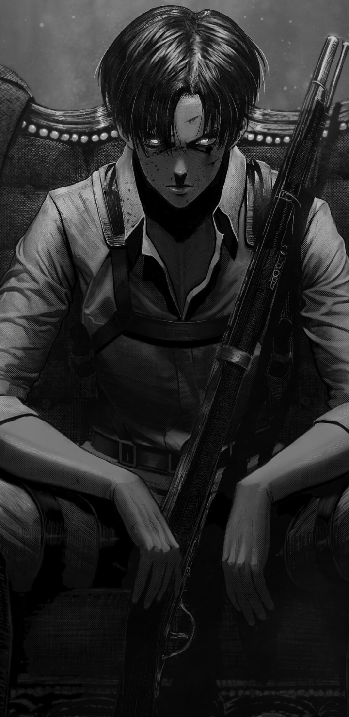 Download mobile wallpaper Anime, Attack On Titan, Levi Ackerman for free.