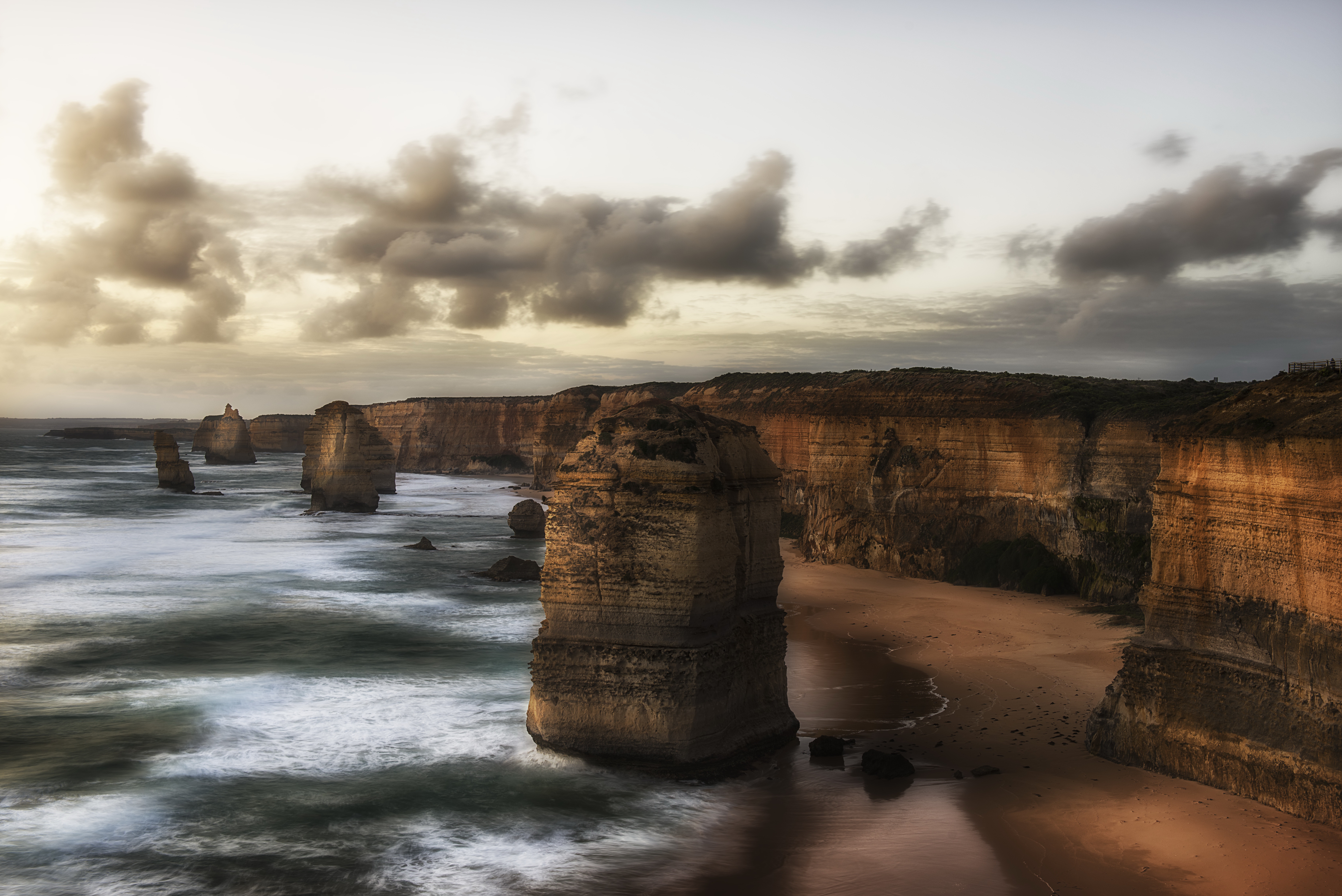 PCデスクトップに自然, ビーチ, 海岸, 崖, 地球, オーストラリア, 十二使徒画像を無料でダウンロード