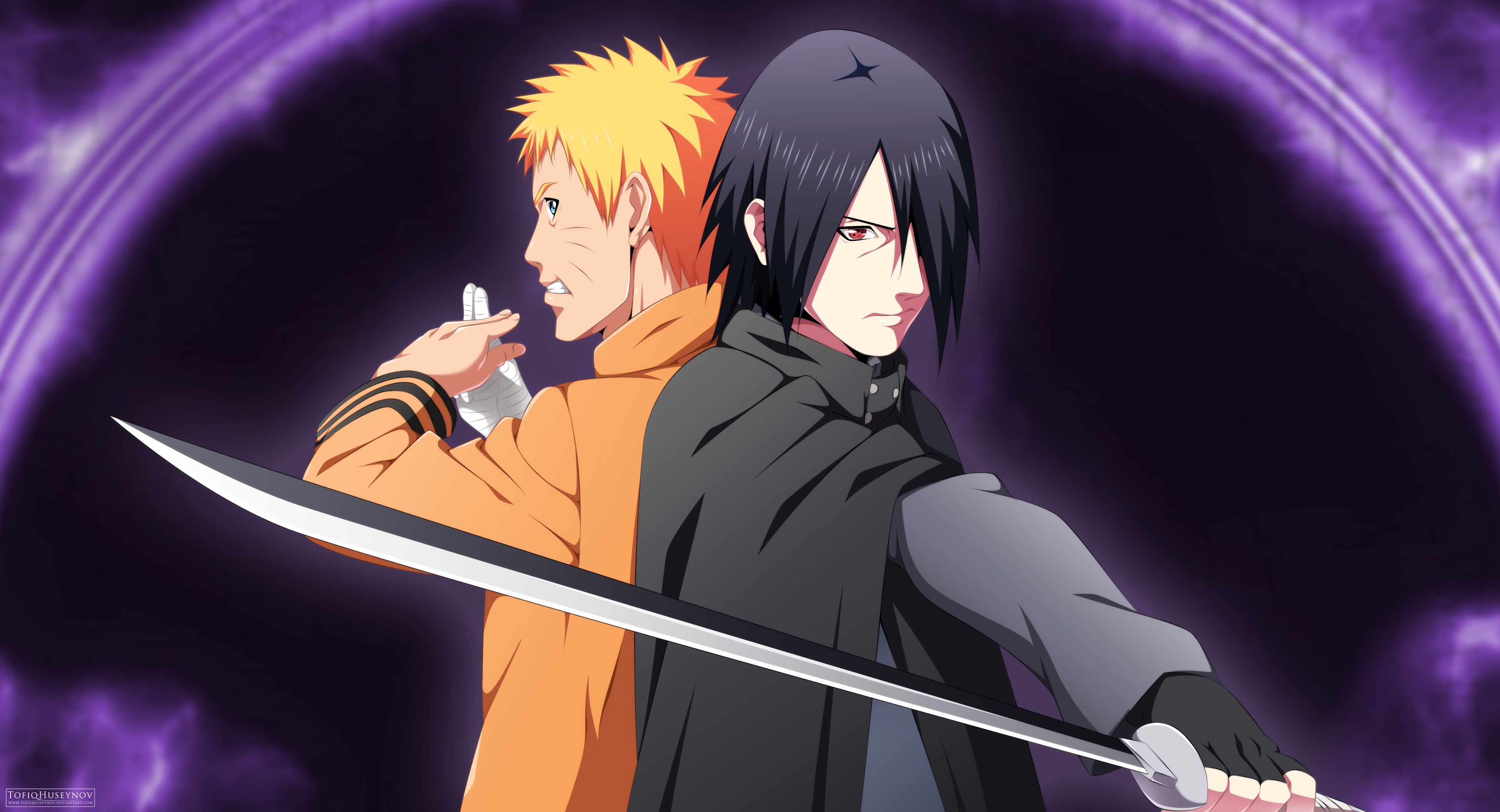 Baixar papel de parede para celular de Anime, Naruto, Sasuke Uchiha, Naruto Uzumaki, Boruto gratuito.