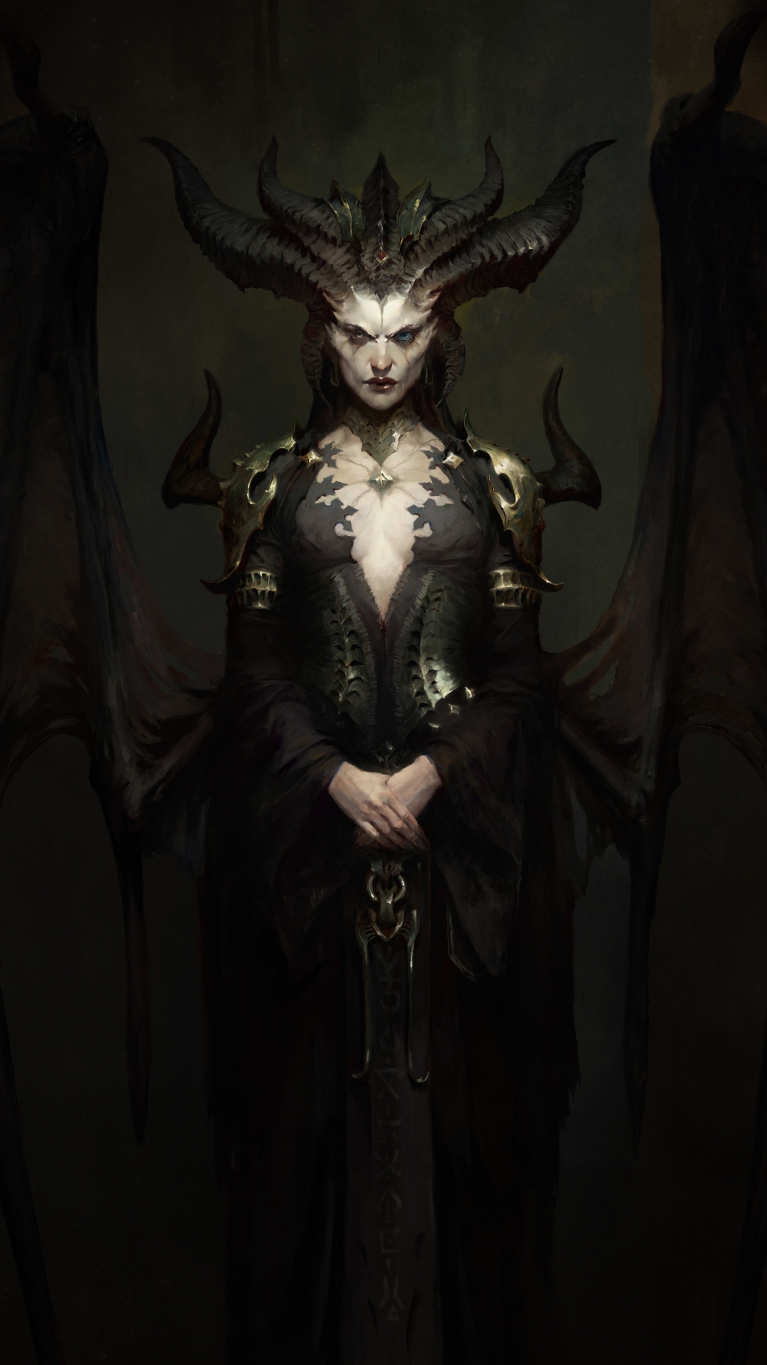 Descarga gratuita de fondo de pantalla para móvil de Cuernos, Demonio, Videojuego, Diablo Iv, Lilith (Diablo).