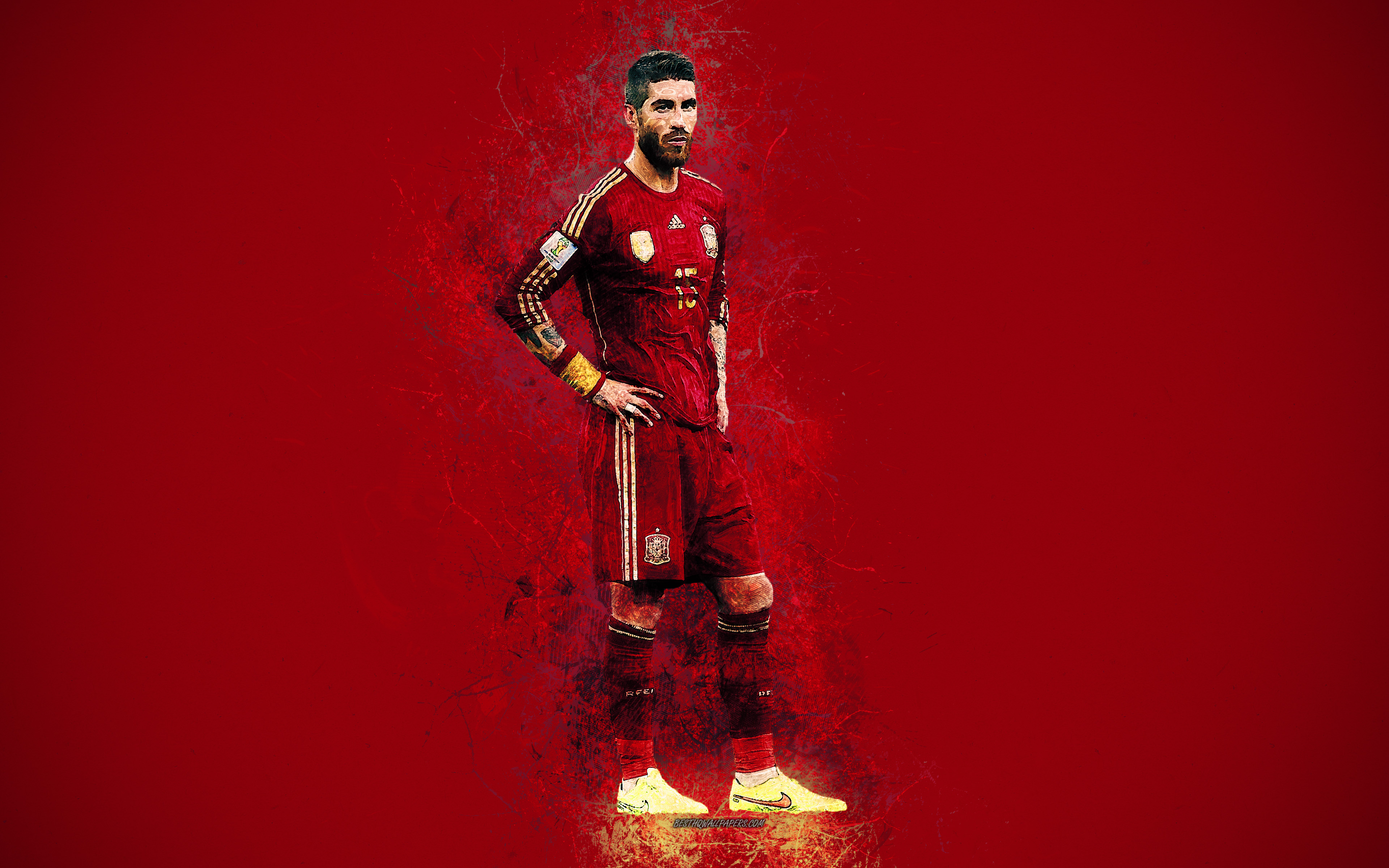 Download mobile wallpaper Sports, Sergio Ramos, Soccer, Spanish for free.