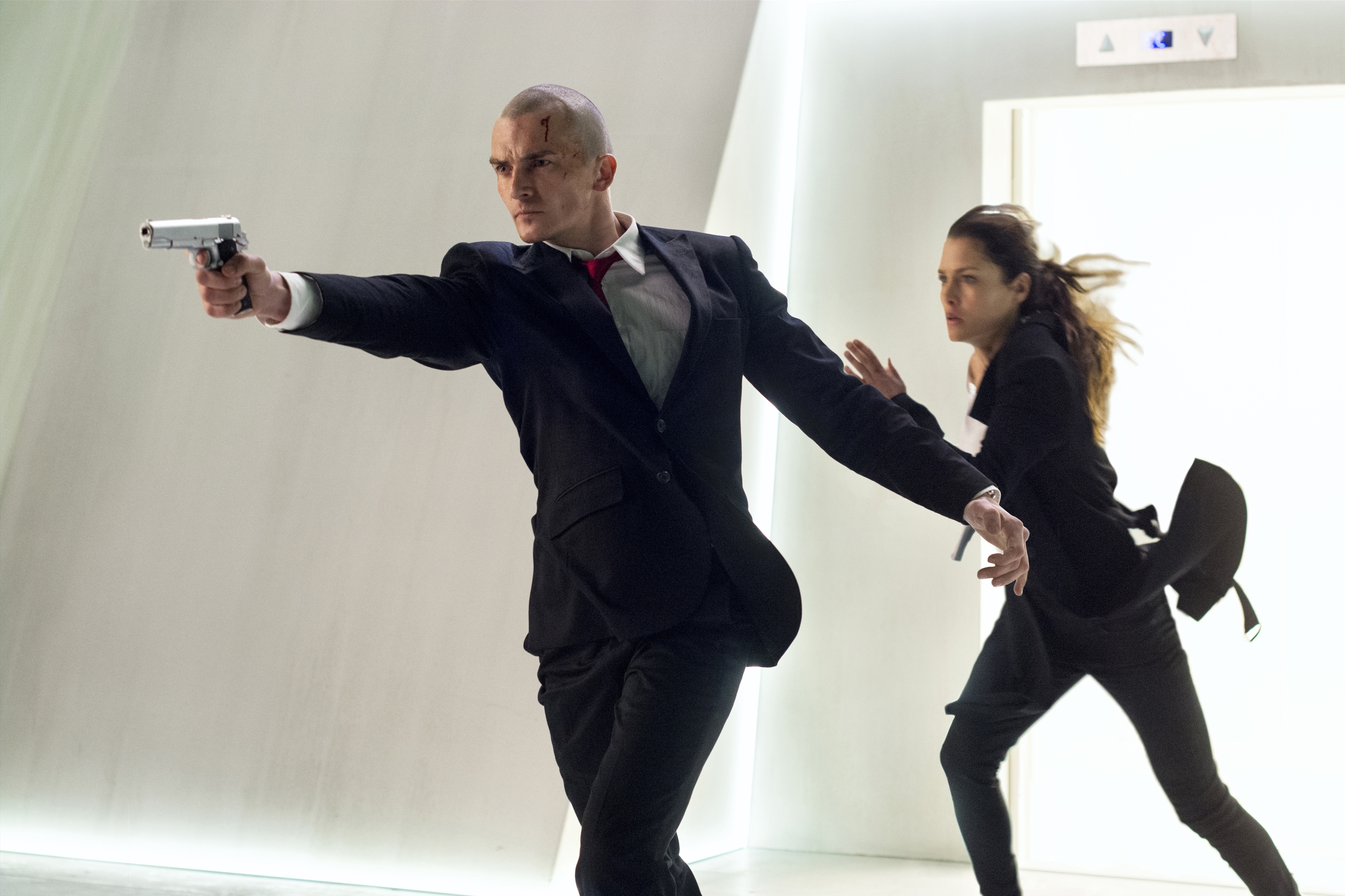 Download mobile wallpaper Hitman, Movie, Agent 47, Hitman: Agent 47, Hannah Ware, Katia (Hitman: Agent 47), Rupert Friend for free.