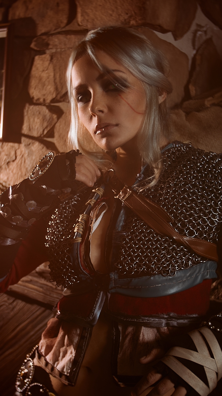 Handy-Wallpaper Frauen, Der Hexer, Cosplay, Ciri (Der Hexer) kostenlos herunterladen.