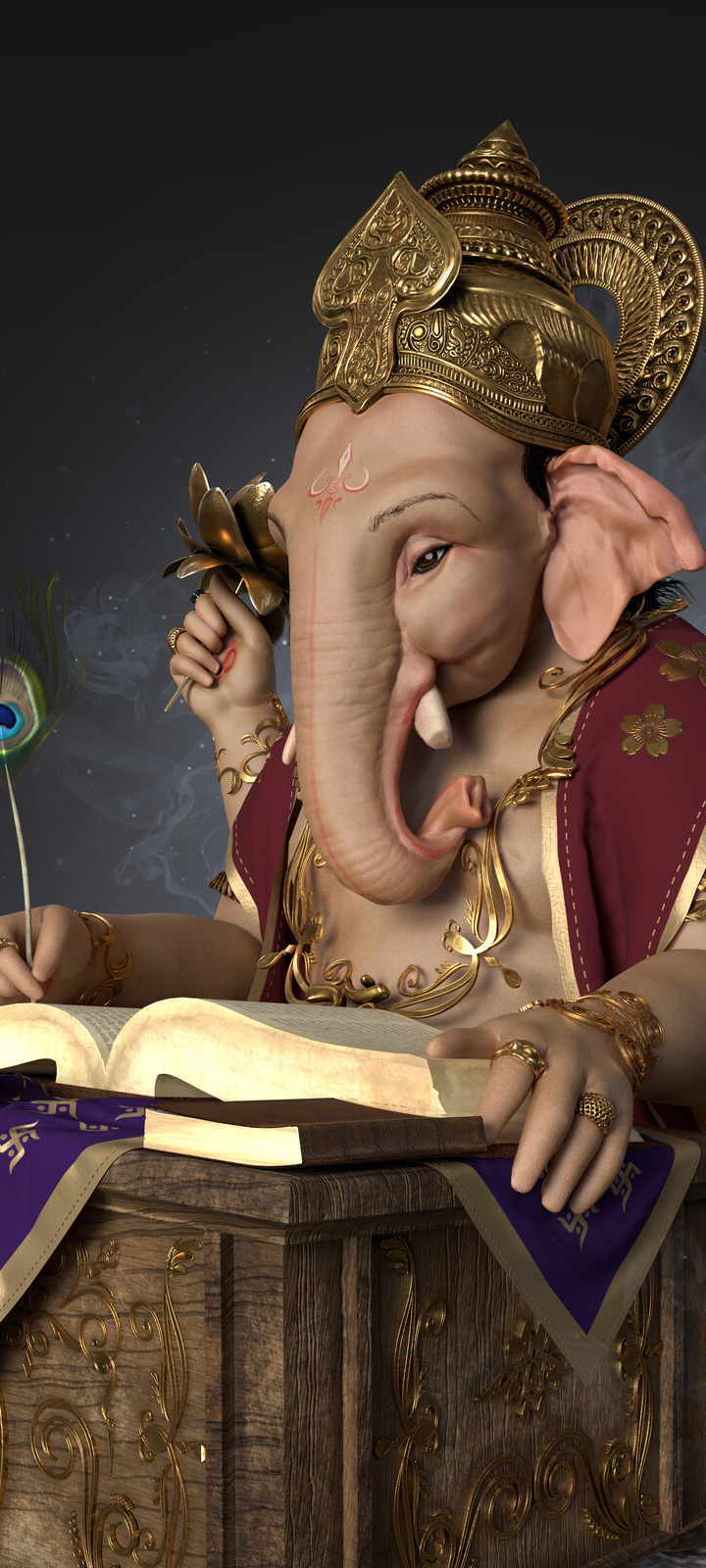 Download mobile wallpaper Hinduism, Religious, Ganesh for free.