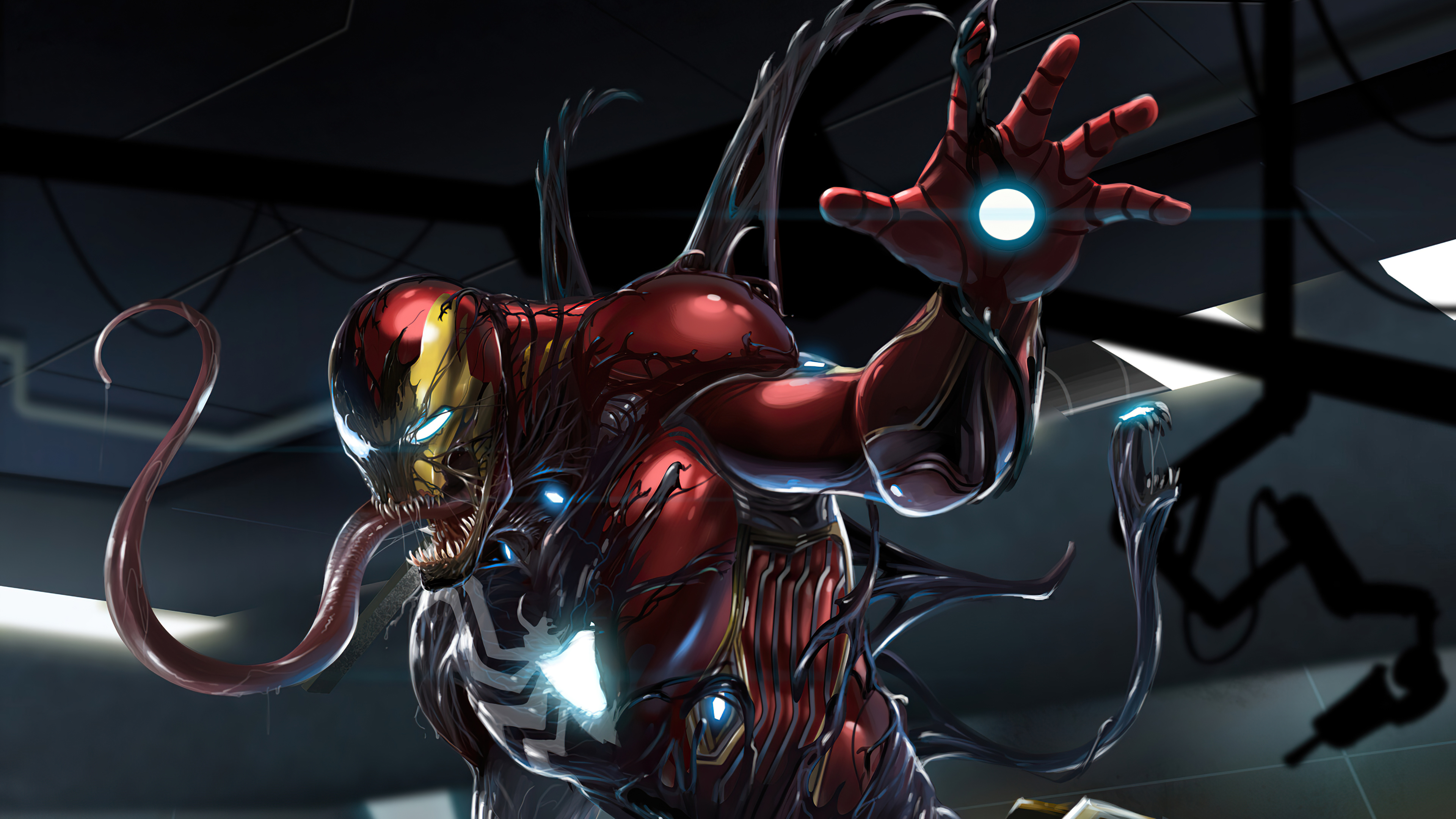 Baixe gratuitamente a imagem Homem De Ferro, História Em Quadrinhos, Venom na área de trabalho do seu PC