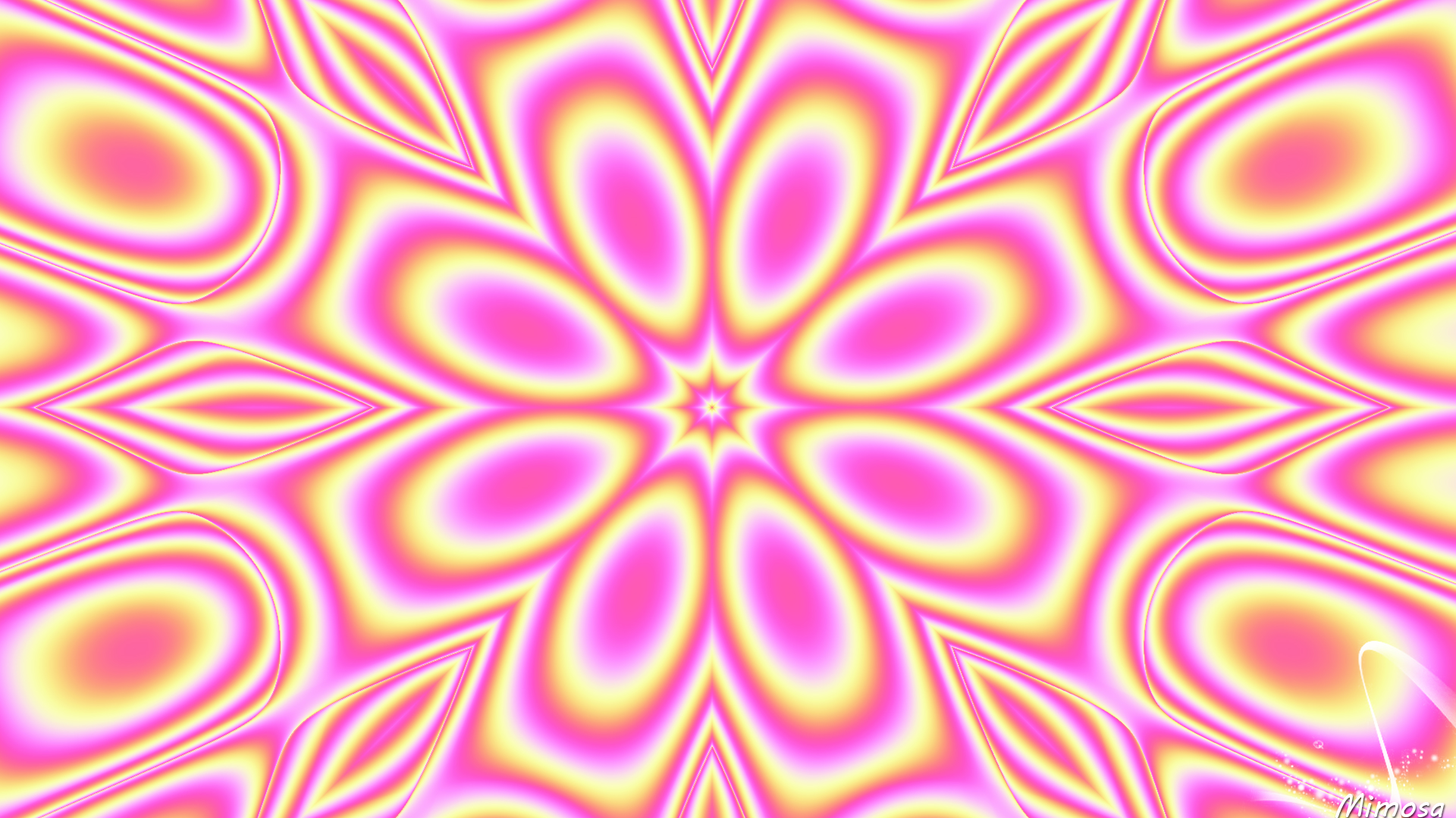 Free download wallpaper Abstract, Pink, Flower, Pattern, Colors, Kaleidoscope on your PC desktop