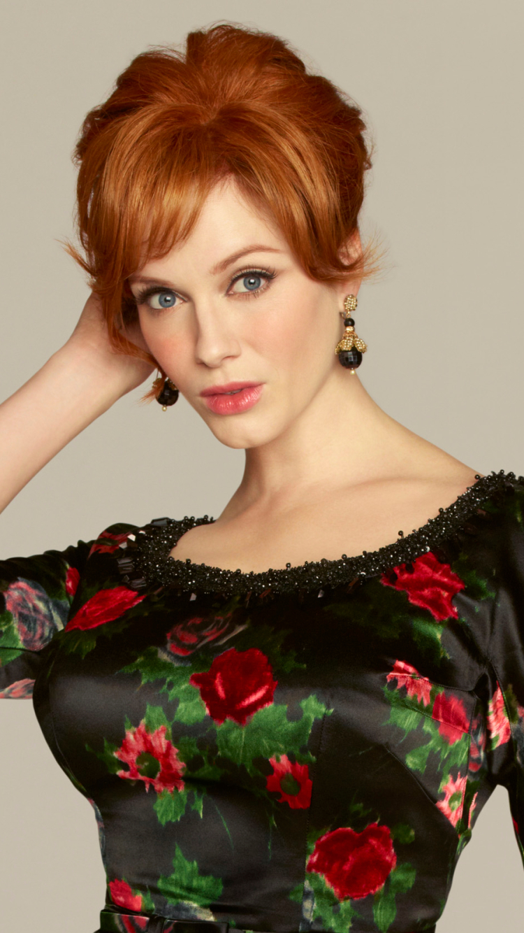 Download mobile wallpaper American, Celebrity, Actress, Christina Hendricks for free.