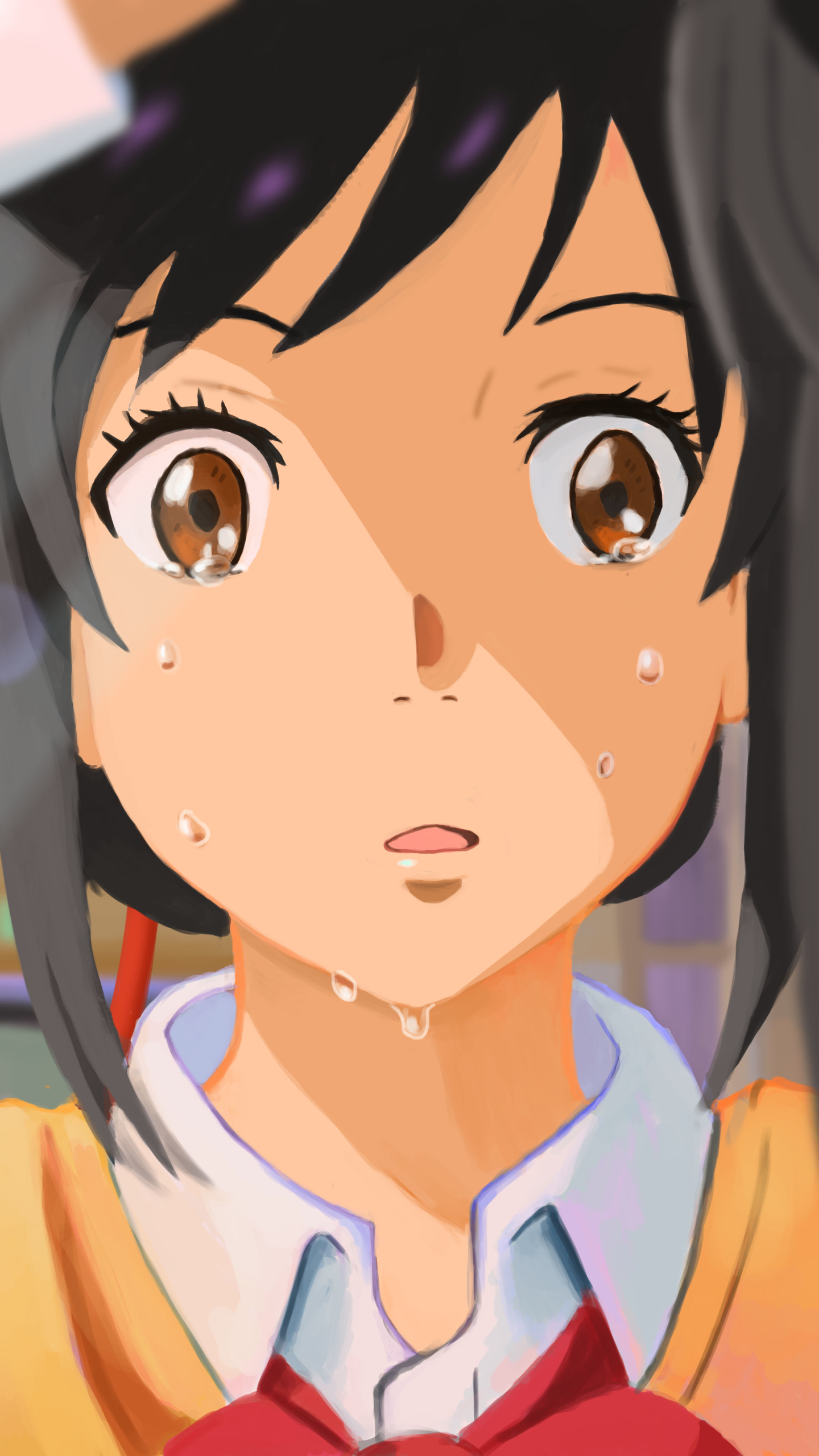 Descarga gratuita de fondo de pantalla para móvil de Animado, Kimi No Na Wa, Mitsuha Miyamizu.