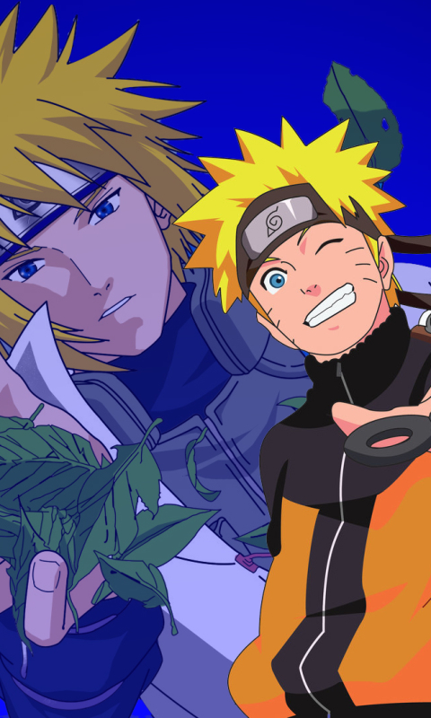 Handy-Wallpaper Naruto, Animes, Minato Namikaze, Naruto Uzumaki kostenlos herunterladen.
