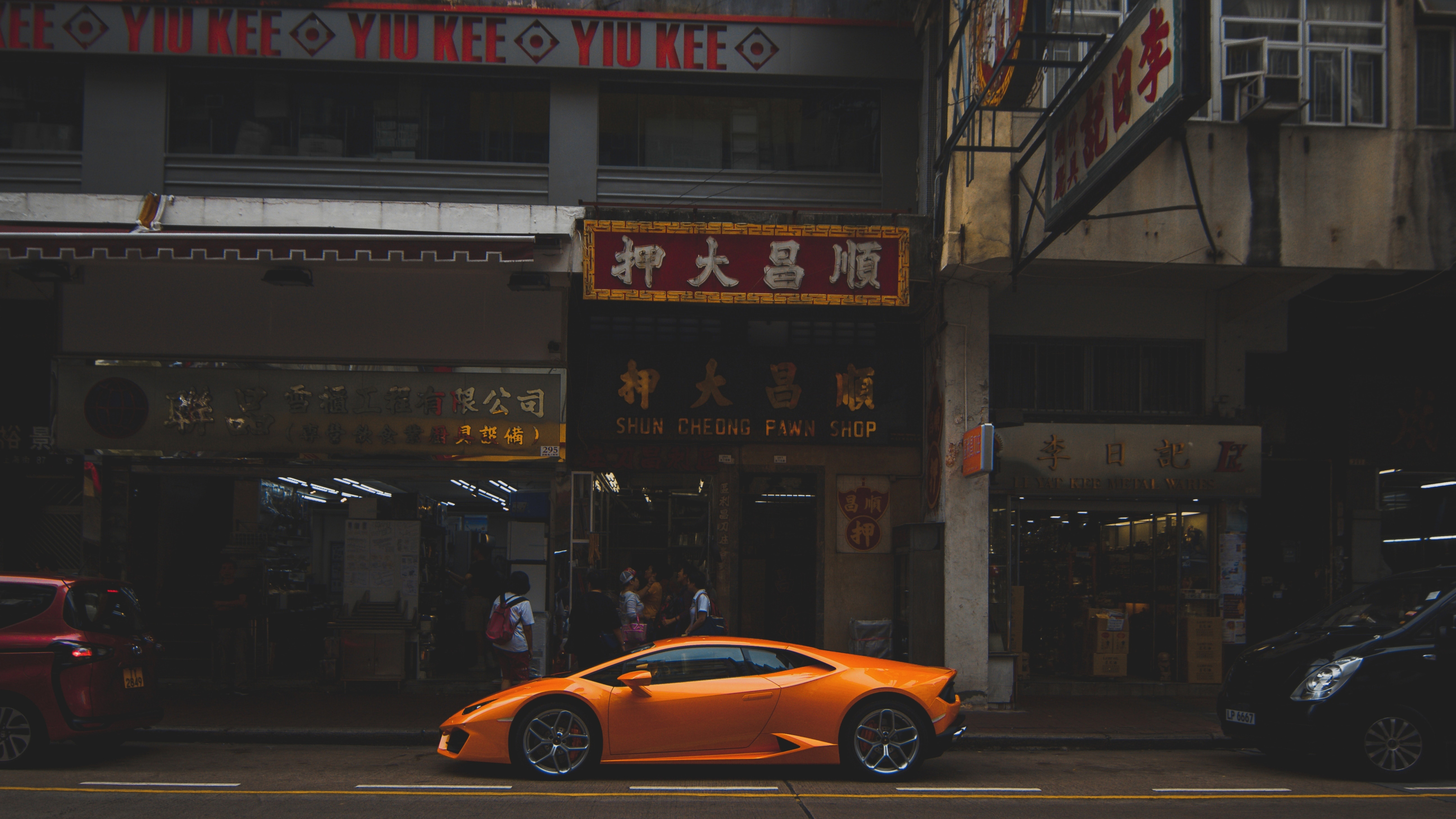 Handy-Wallpaper Lamborghini, Hongkong, Lamborghini Aventador, Fahrzeuge kostenlos herunterladen.