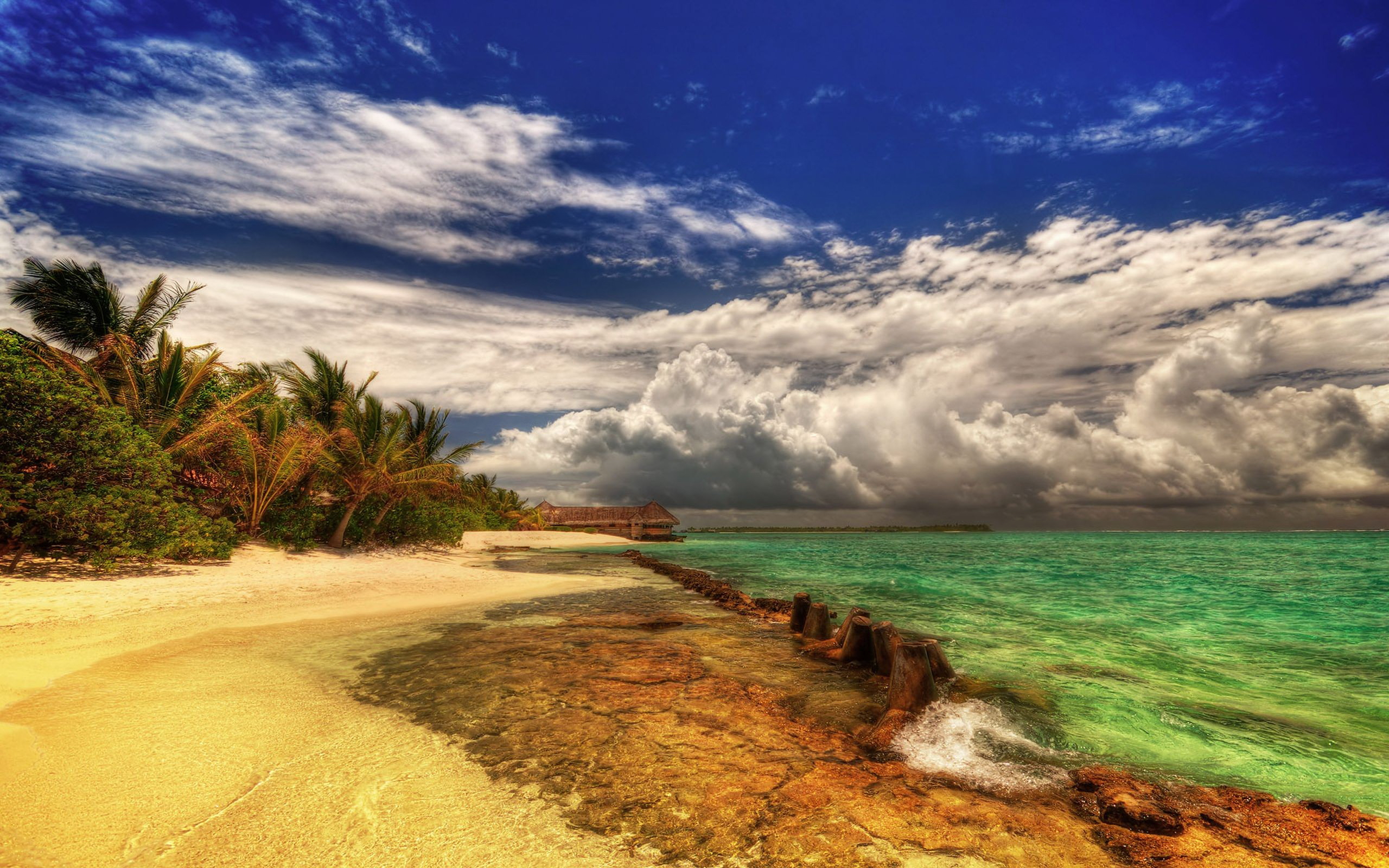 Free download wallpaper Water, Beach, Ocean, Hdr, Cloud, Photography on your PC desktop