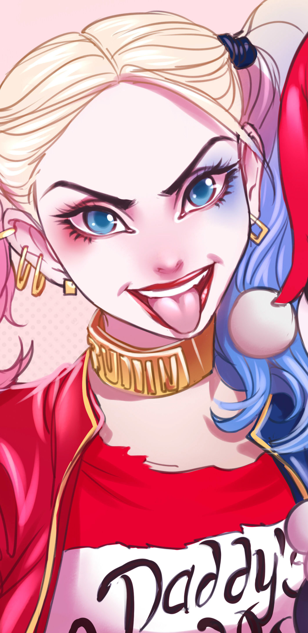 Handy-Wallpaper Blond, Blaue Augen, Blondinen, Comics, Harley Quinn, Dc Comics, Twintails kostenlos herunterladen.