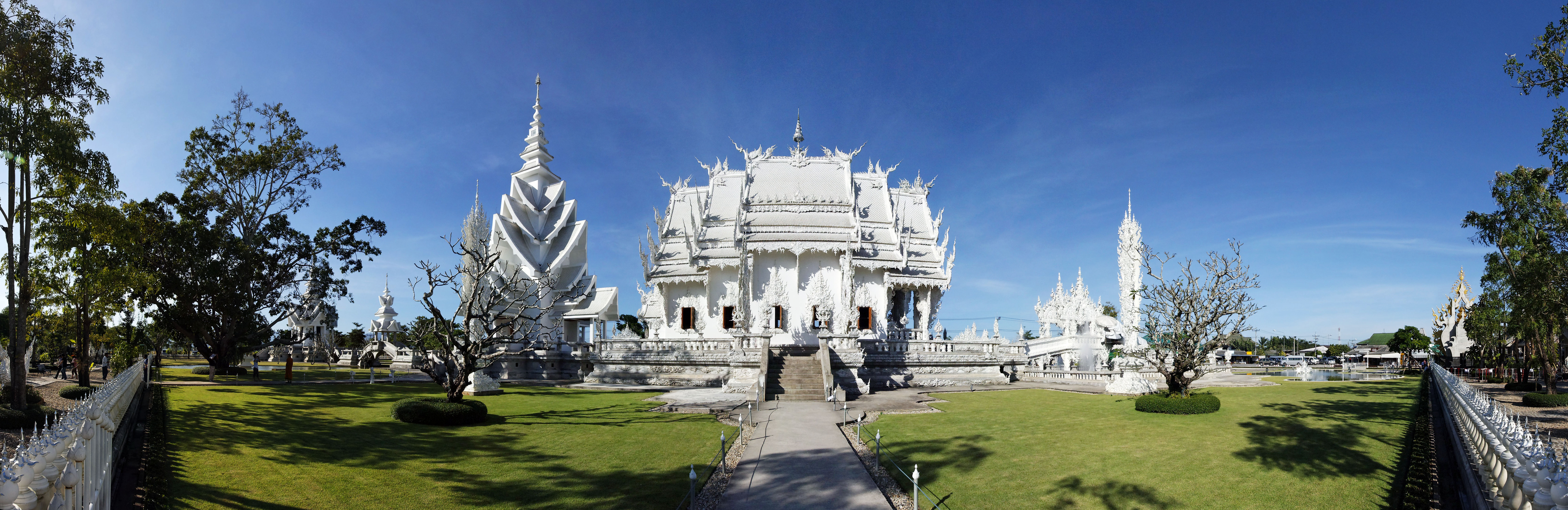 343941 descargar fondo de pantalla religioso, wat rong khun, chiang rai, tailandia, templos: protectores de pantalla e imágenes gratis