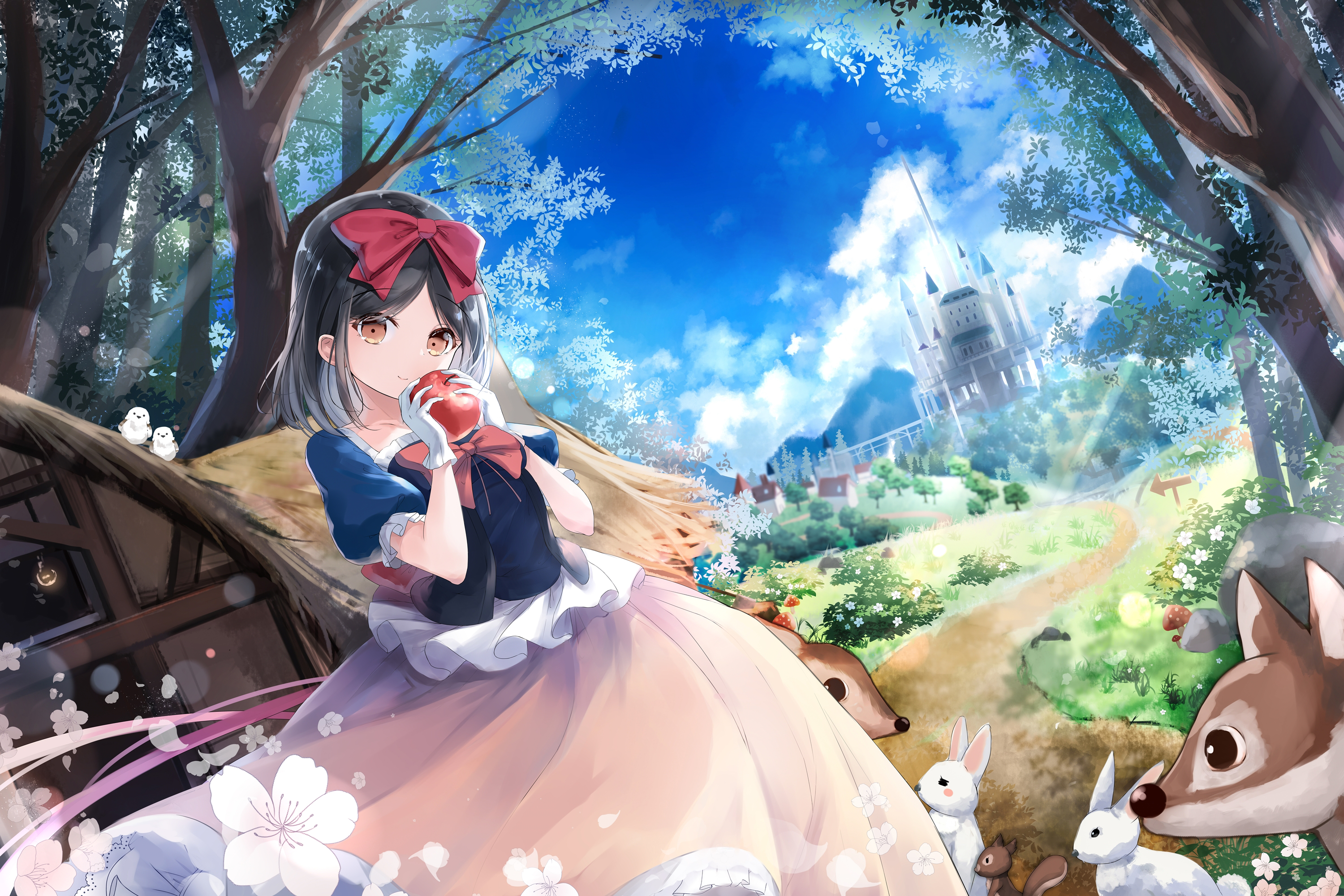 Baixe gratuitamente a imagem Anime, Garota, Branca De Neve na área de trabalho do seu PC