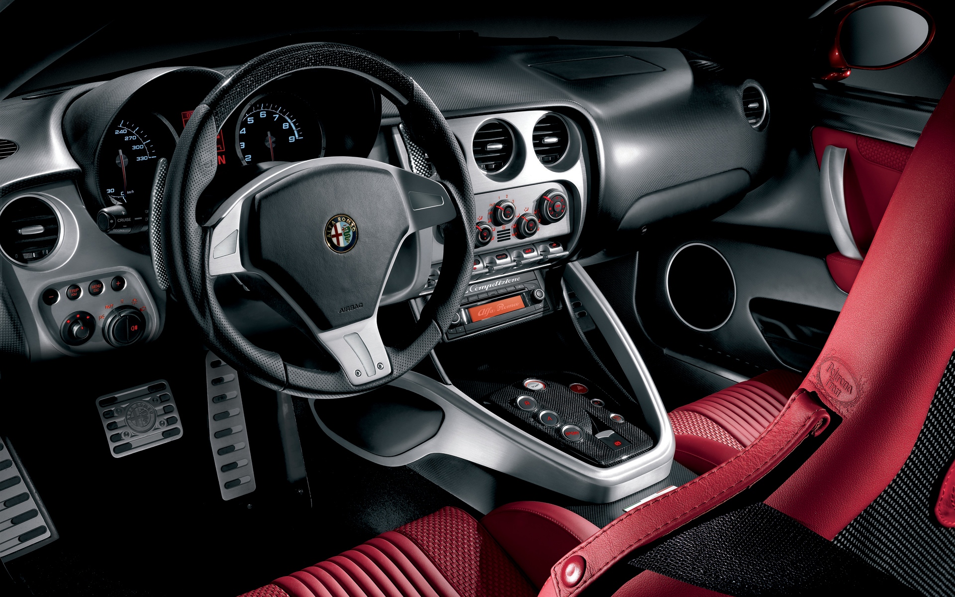 Завантажити шпалери безкоштовно Альфа Ромео, Транспортні Засоби, Alfa Romeo 8C Competizione картинка на робочий стіл ПК