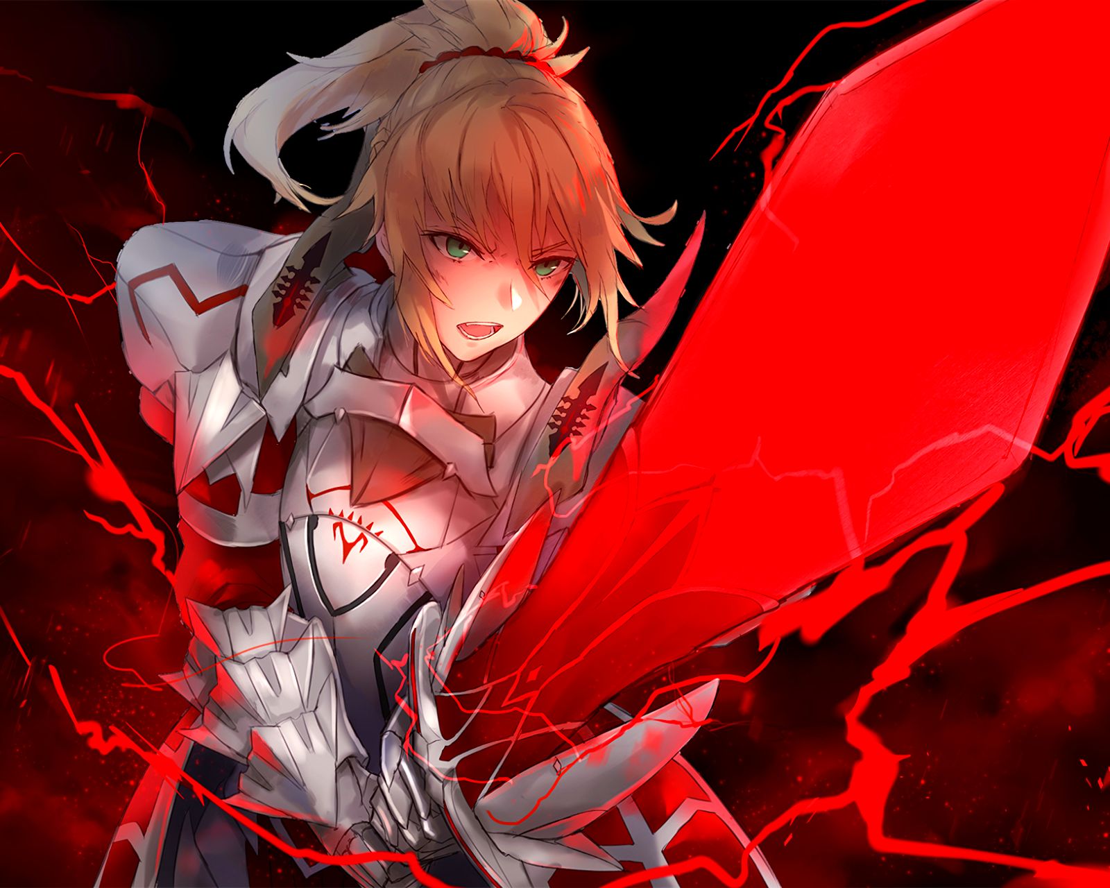 Laden Sie das Animes, Fate/apocrypha, Mordred (Schicksal/apokryphen), Roter Säbel (Schicksal/apokryphen), Schicksalsserie-Bild kostenlos auf Ihren PC-Desktop herunter