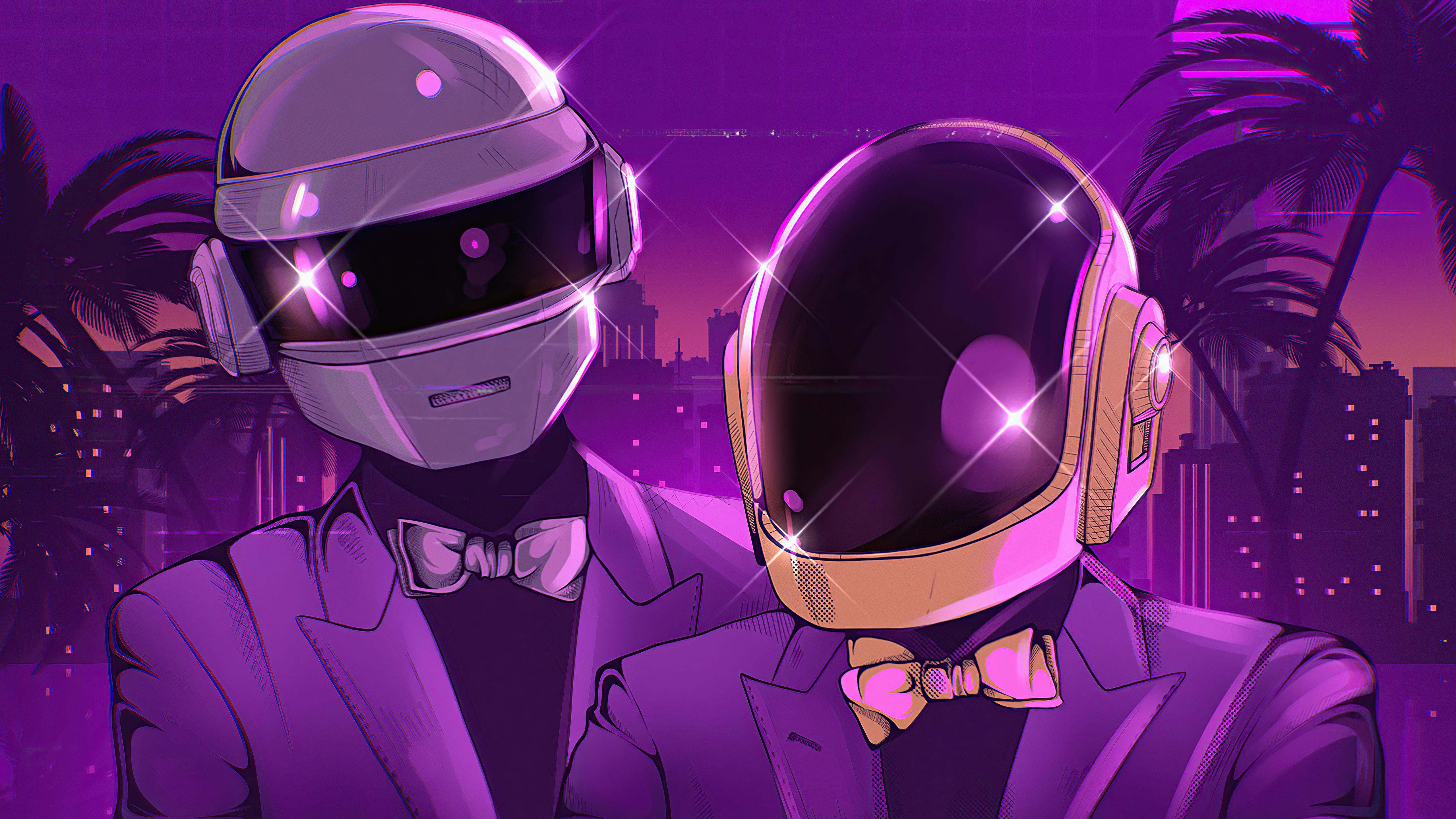 Download mobile wallpaper Music, Daft Punk, Helmet for free.