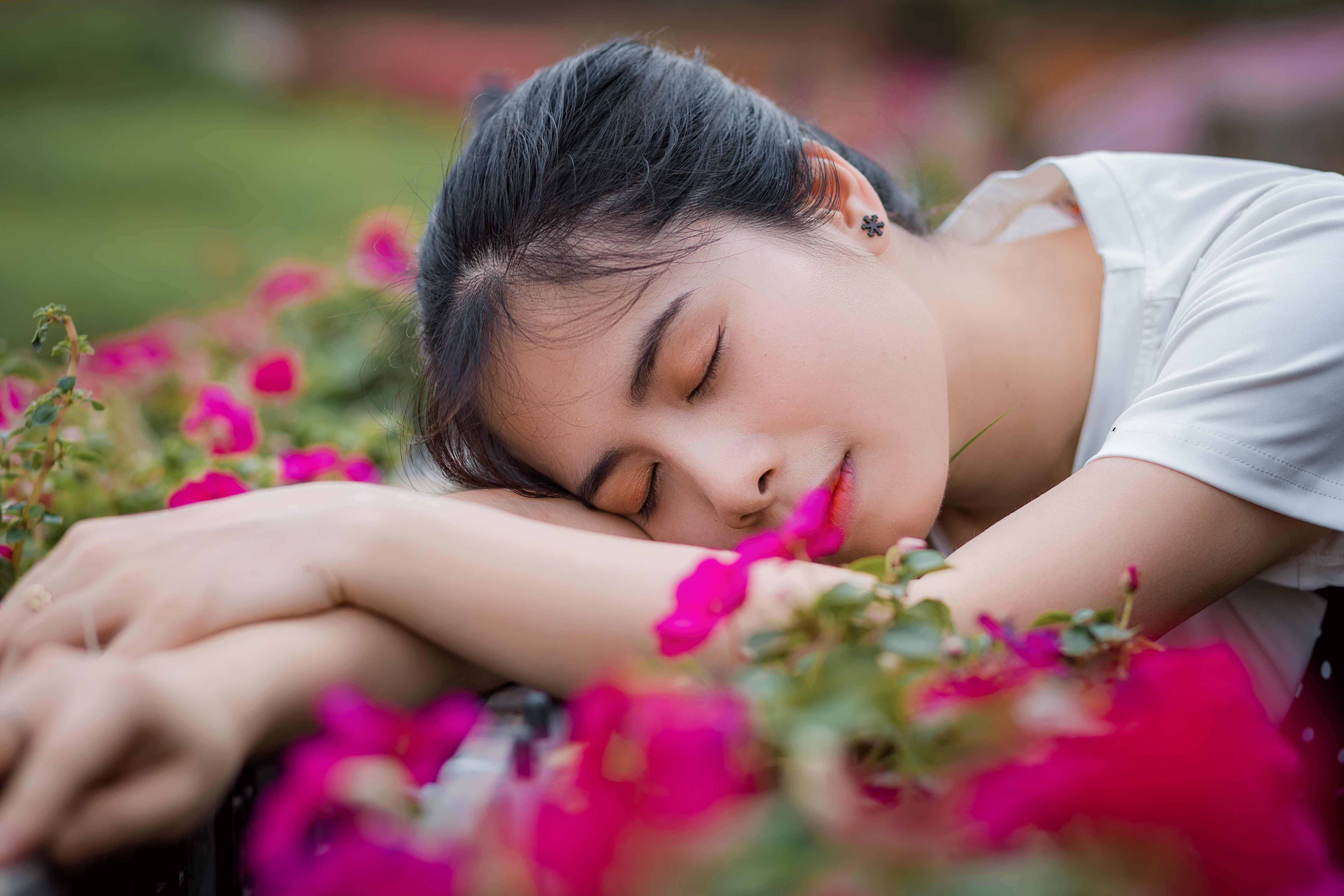 Téléchargez gratuitement l'image En Train De Dormir, Asiatique, Femmes sur le bureau de votre PC