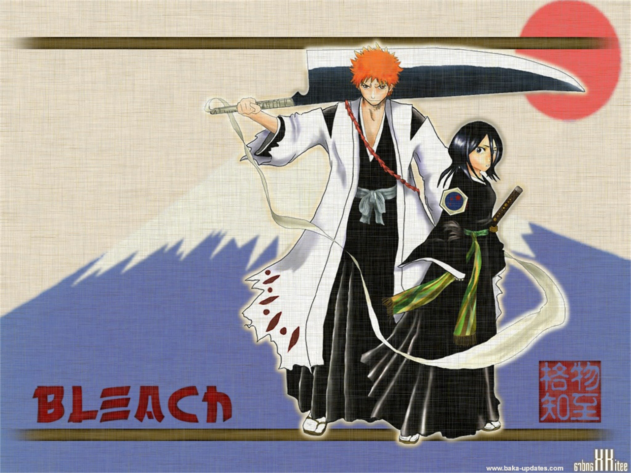 Descarga gratuita de fondo de pantalla para móvil de Animado, Rukia Kuchiki, Bleach: Burîchi, Ichigo Kurosaki.